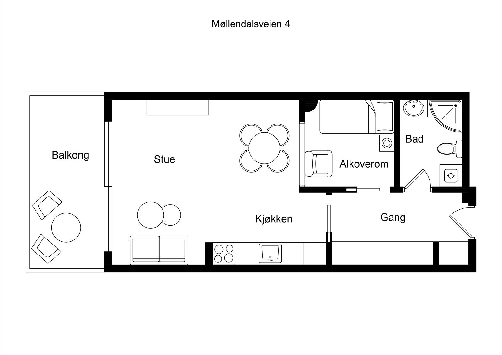 Planskisse Galleribilde