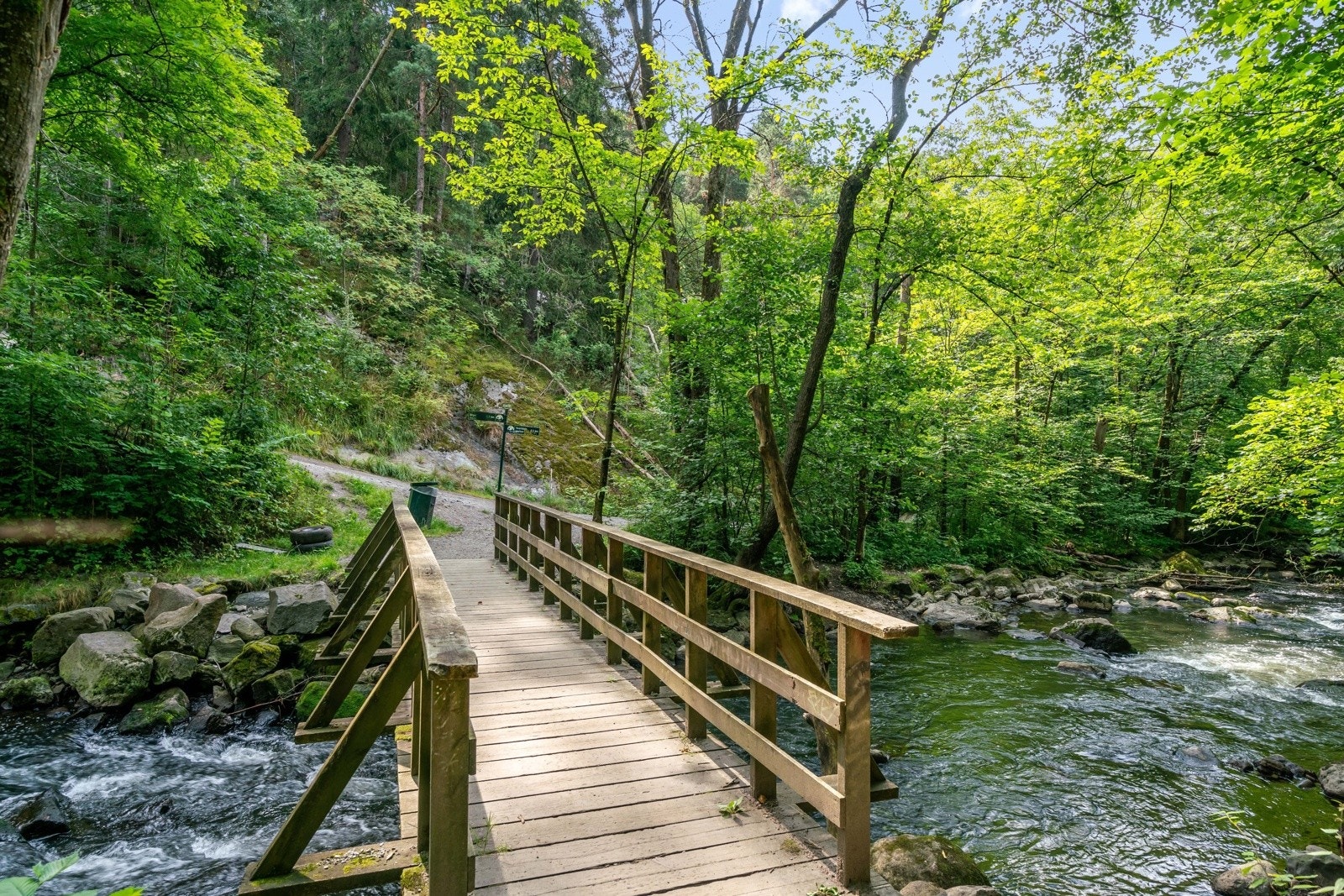 Fra Kværnerbyen er det gangavstand til idylliske Svartdalsparken med sitt fine turterreng Galleribilde