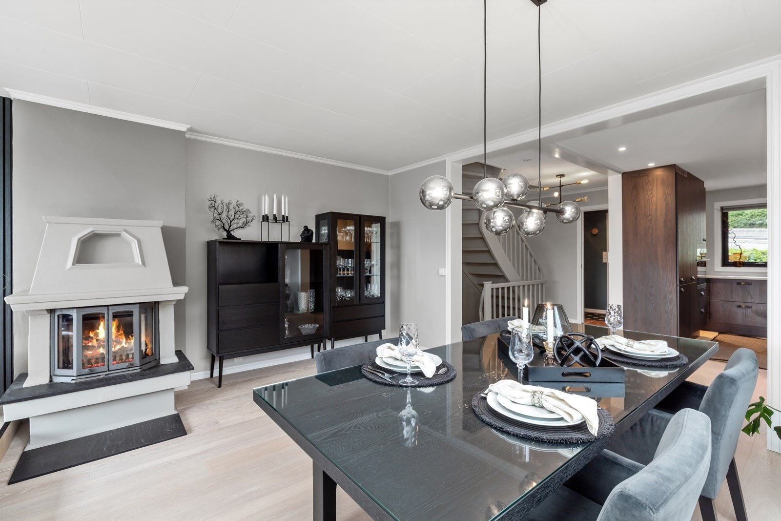 Flott stue som ble oppgradert i 2020 Galleribilde