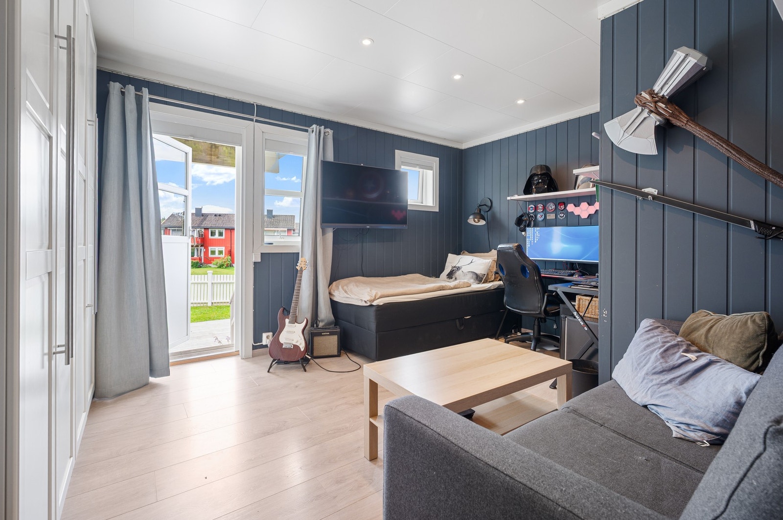 Soverom 2 er på 13,5m². Galleribilde