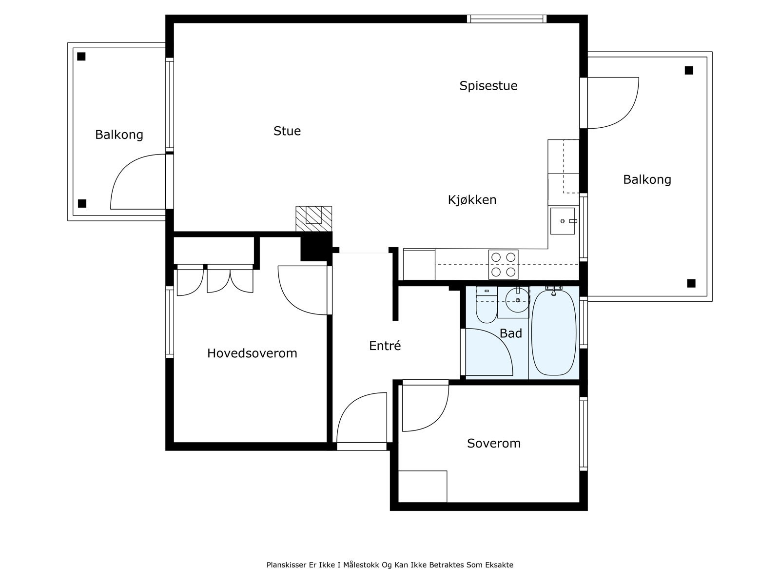 Plantegning Galleribilde