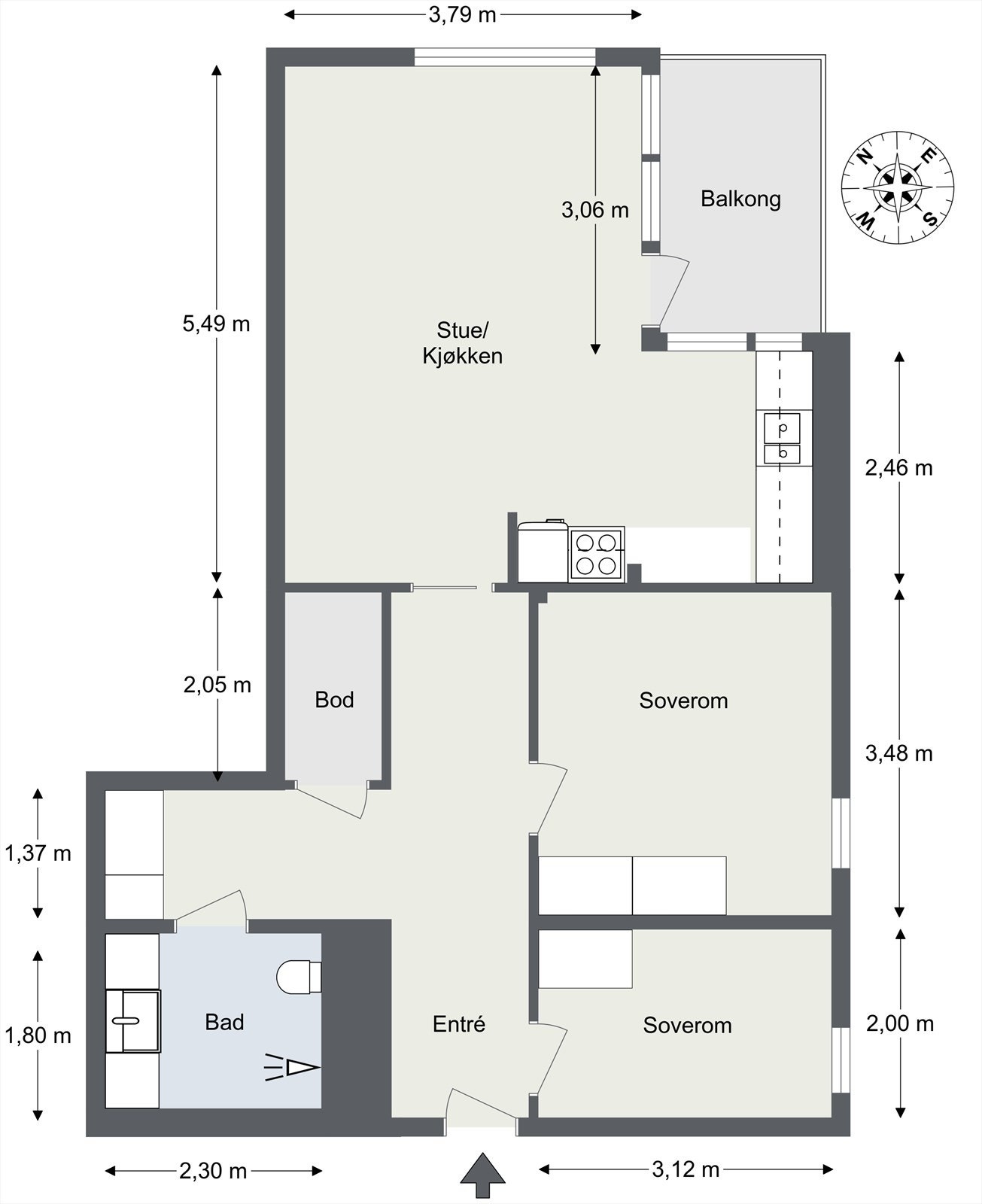 Plantegning. Galleribilde