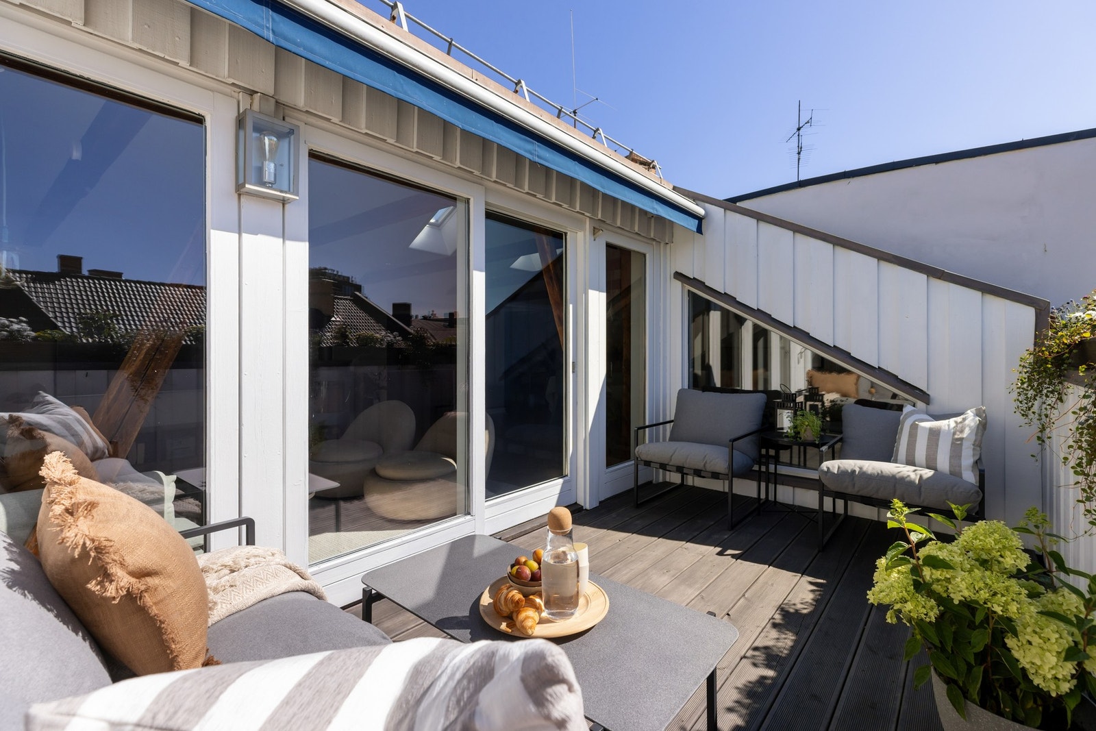 Her kan du nyte både sol og utsikt. Galleribilde