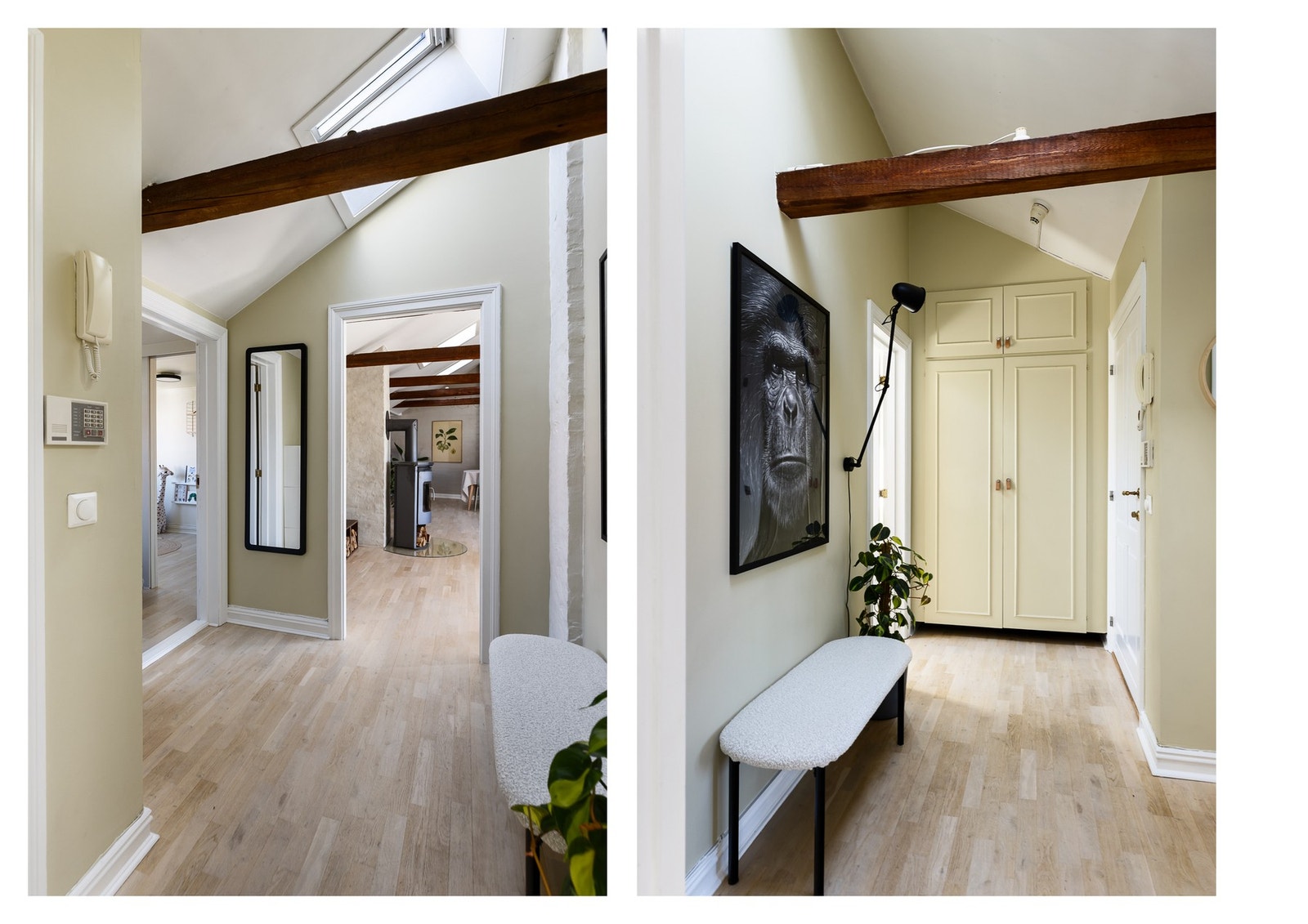 God takhøyde i entrè/ gang. Galleribilde