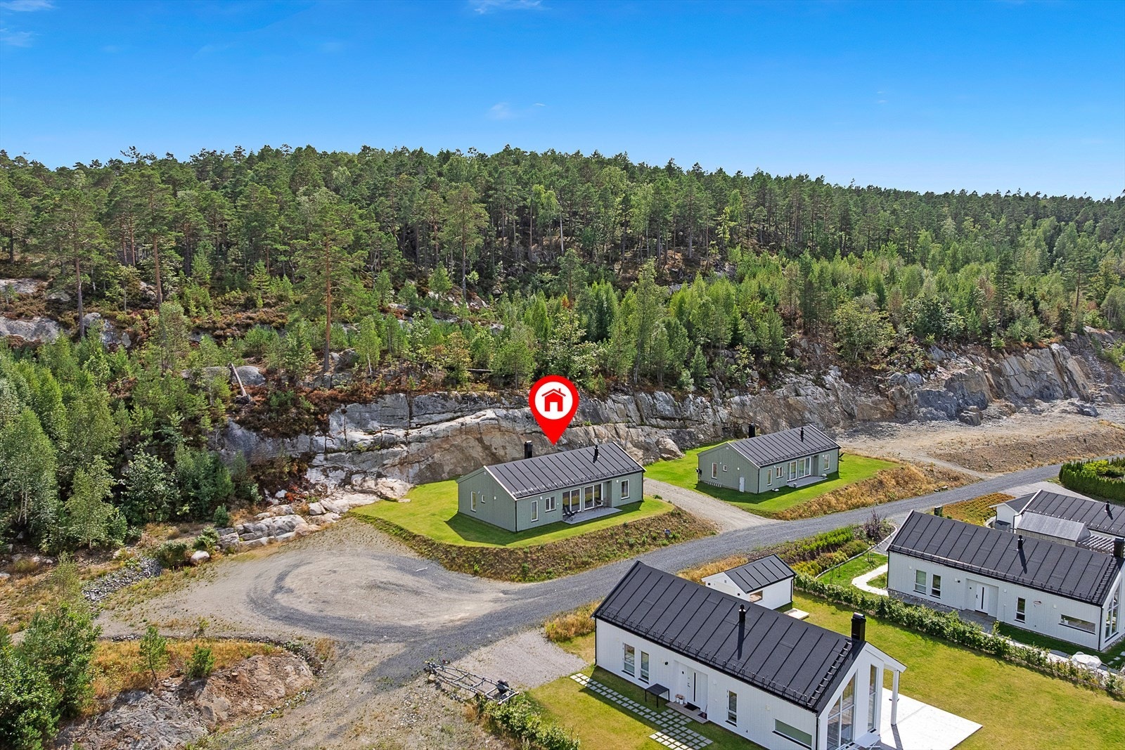 Dronefoto Galleribilde