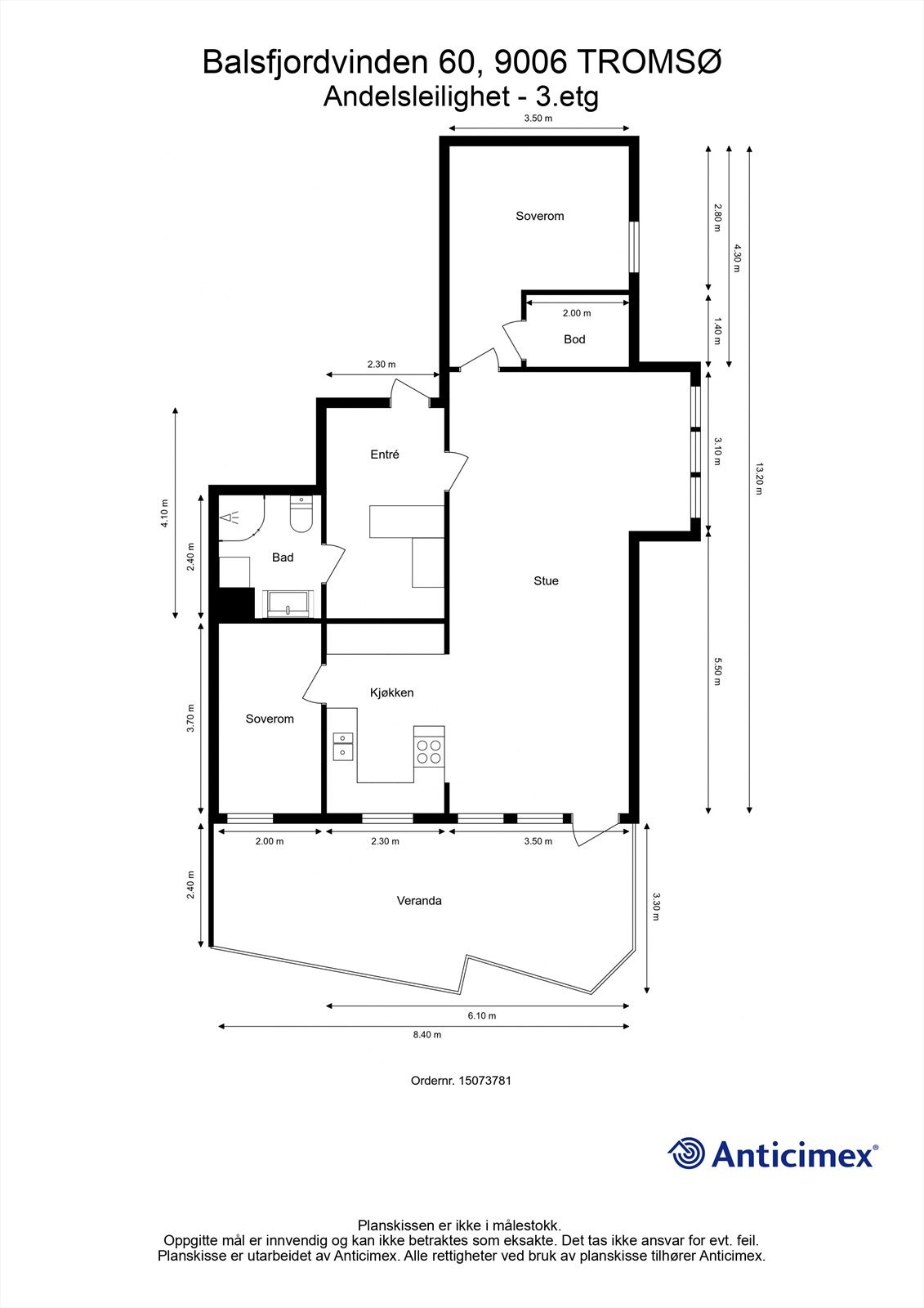 Plantegning Galleribilde