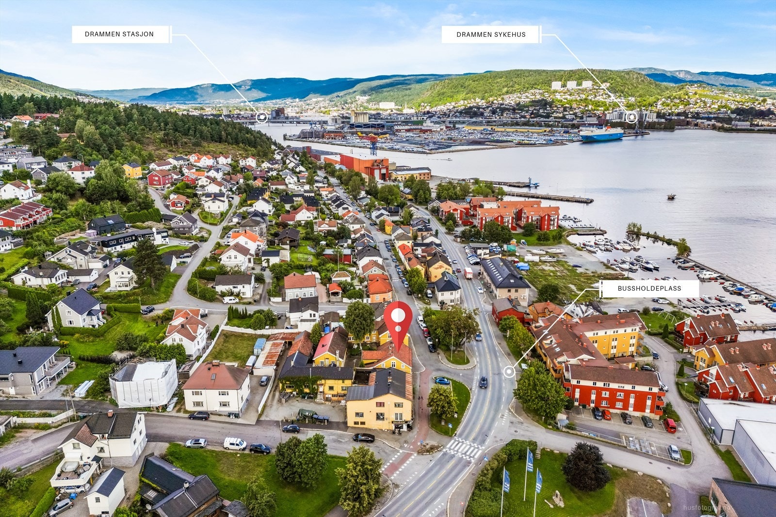 Flott beliggenhet på Strømsø med kort vei til de fleste fasiliteter. Galleribilde