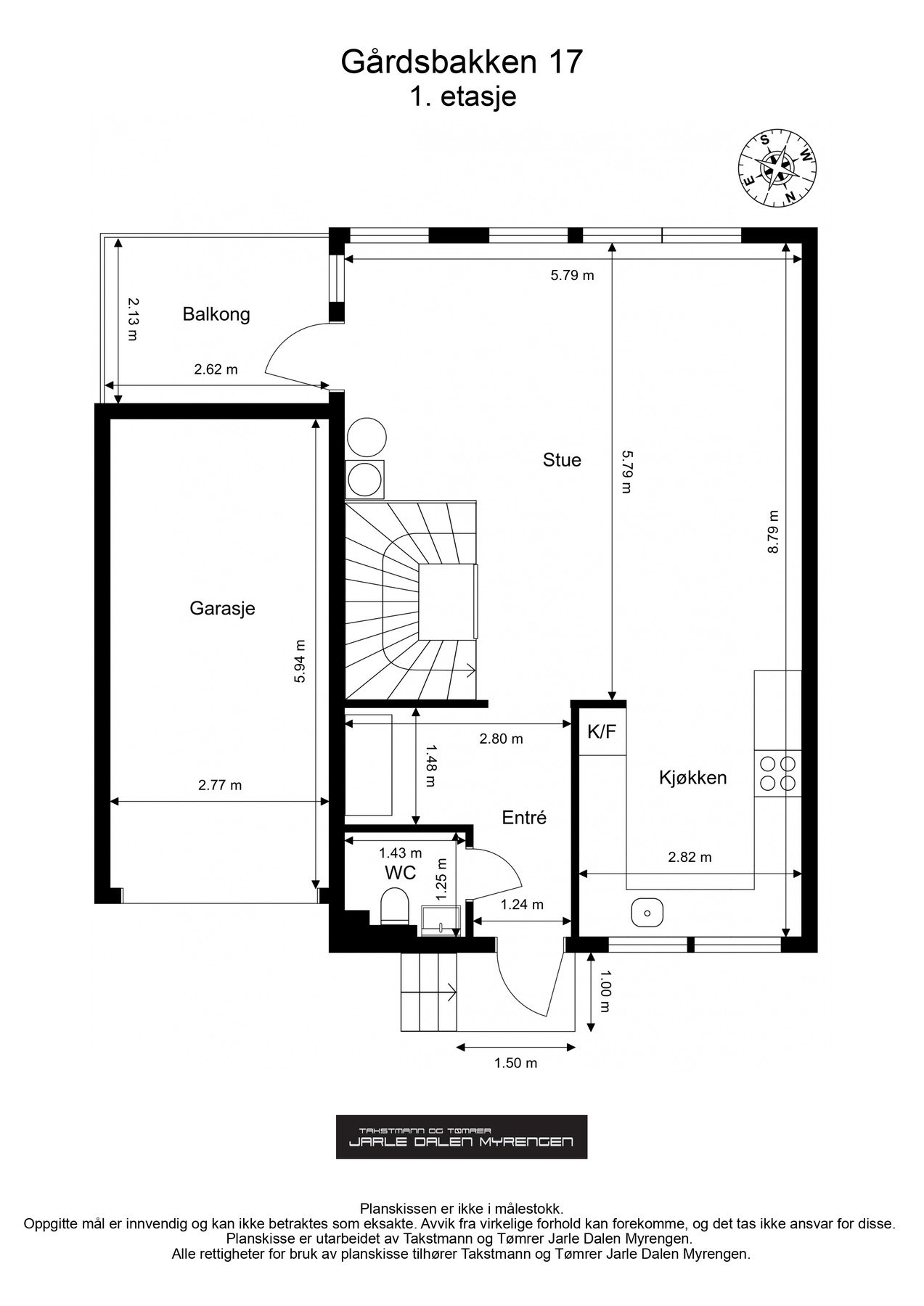 Plantegning 1.etasje Galleribilde