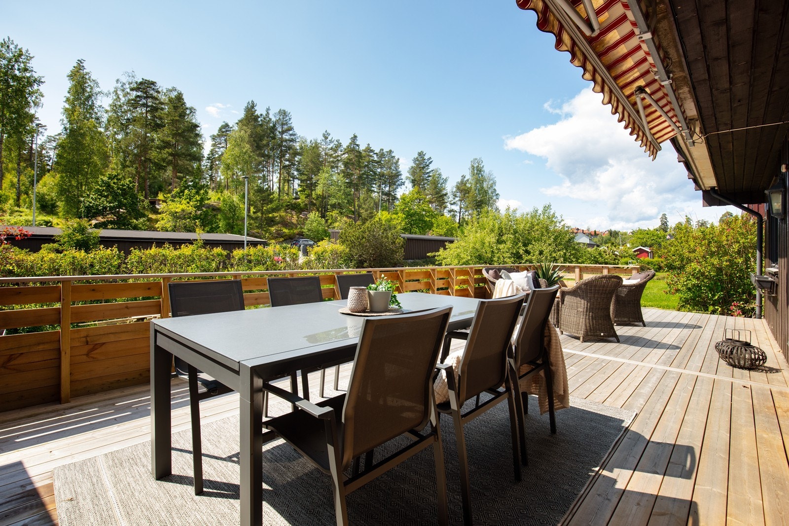 Terrassen er på hele 39 kvm. Galleribilde