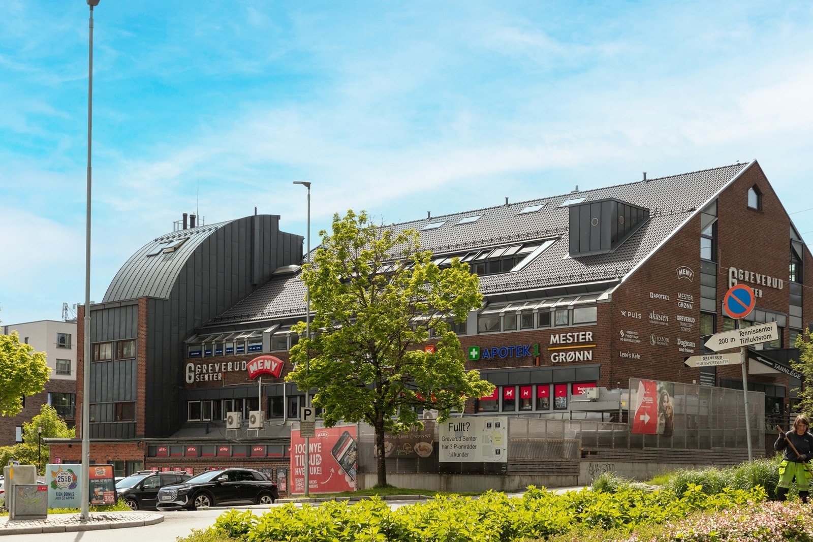 Greverud senter byr et bredt servicetilbud. Galleribilde