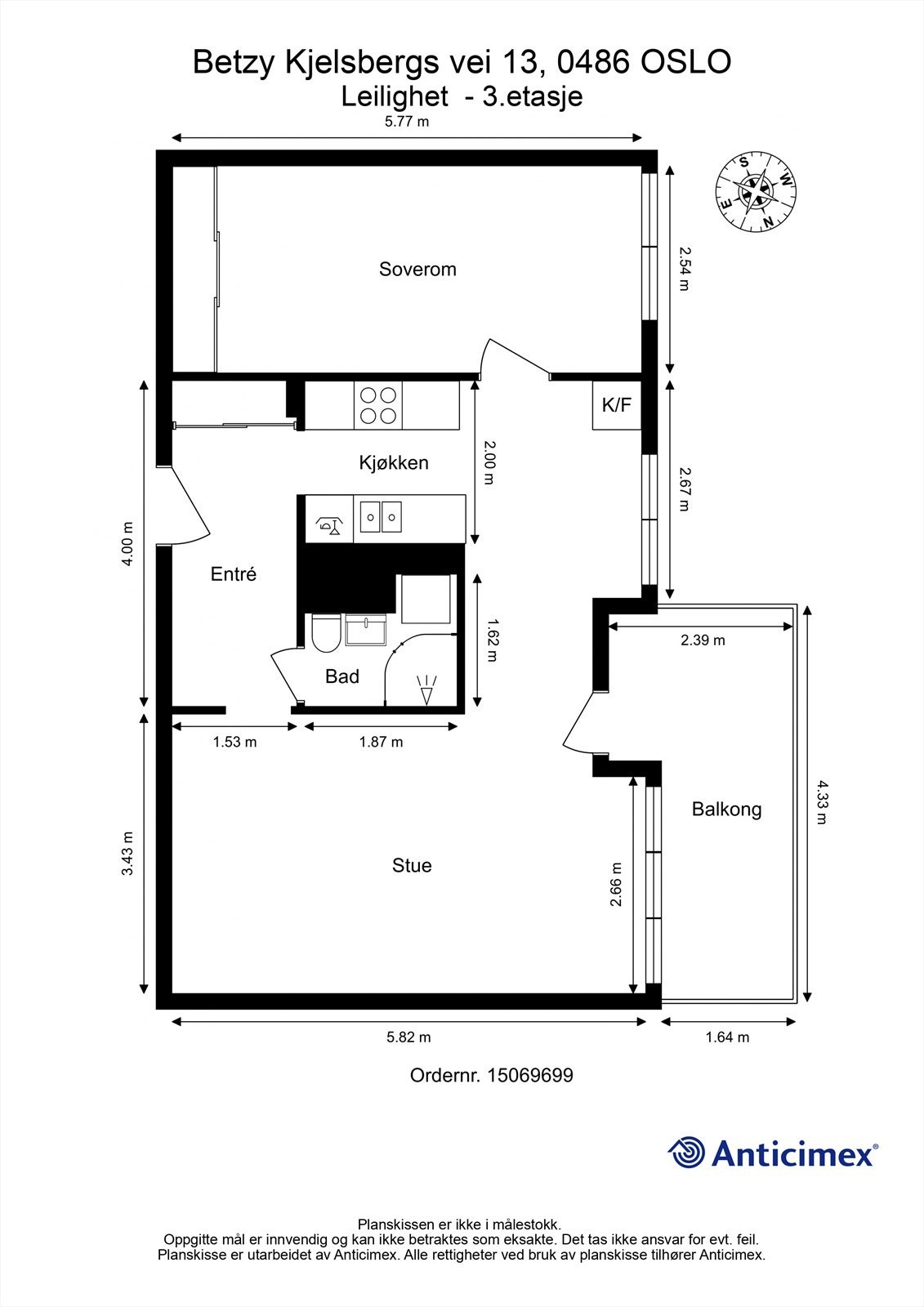 Plantegning Galleribilde