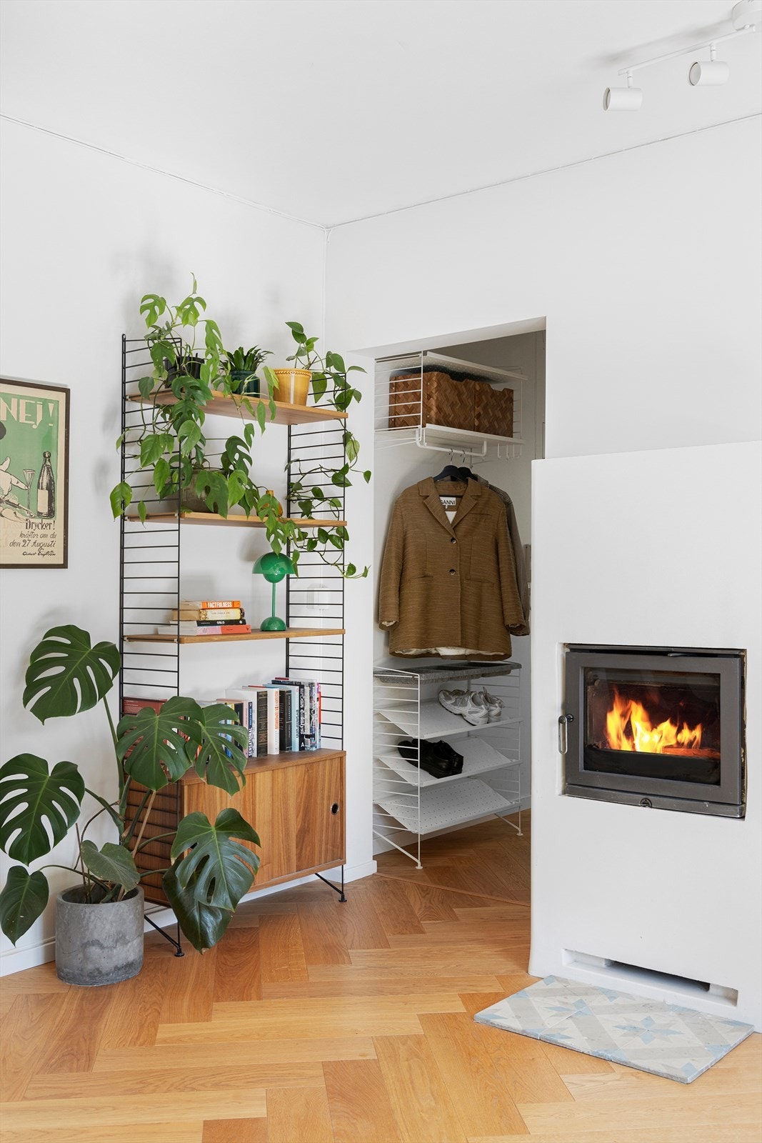 Peis med innsats gir både varme og atmosfære Galleribilde