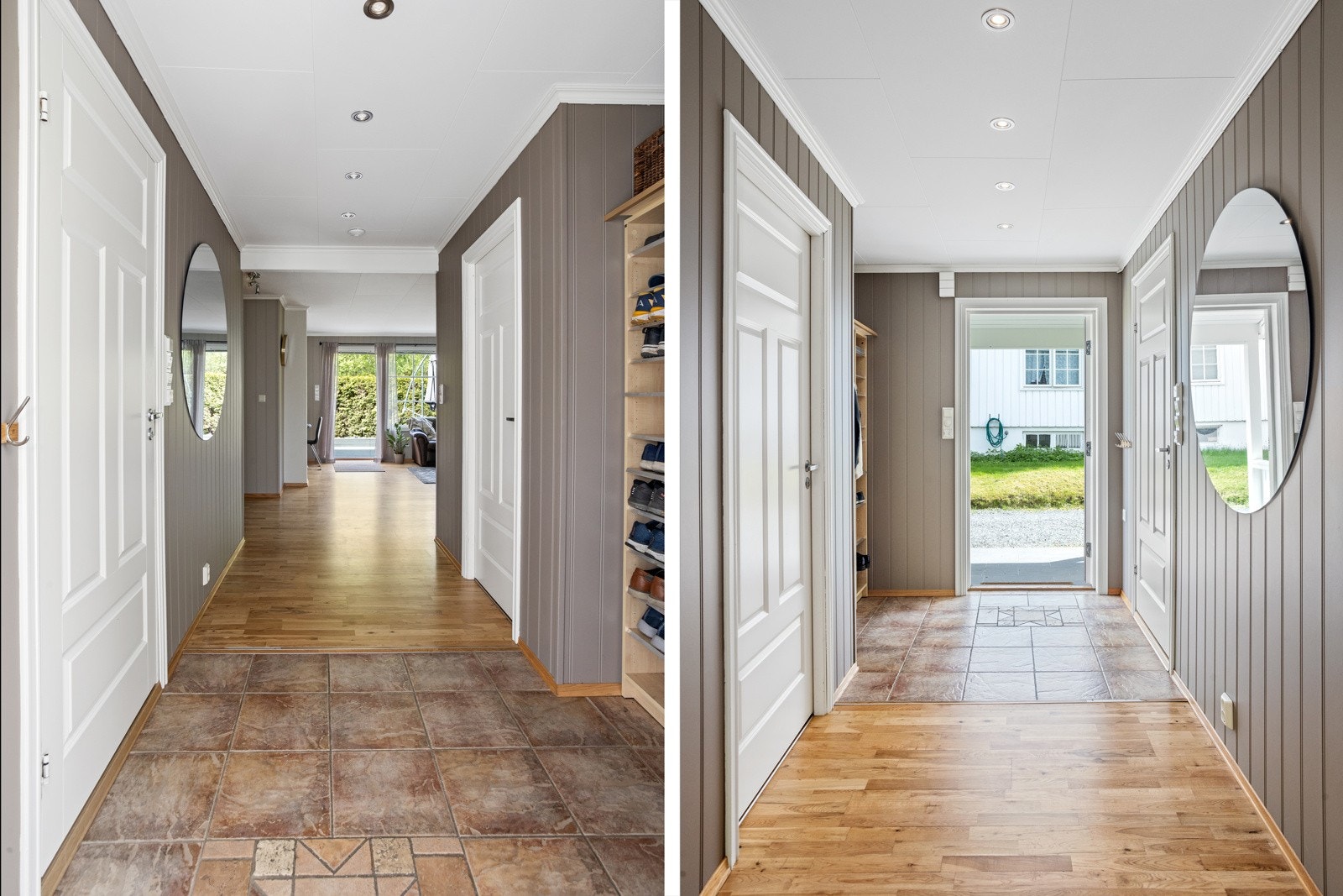 Entréen er første møte med boligen, herfra er det inngang til stue, soverom og bad. Galleribilde