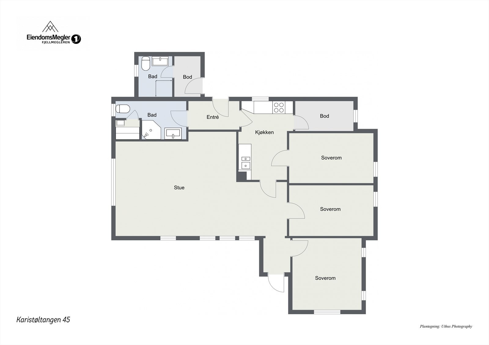 Plantegning Galleribilde