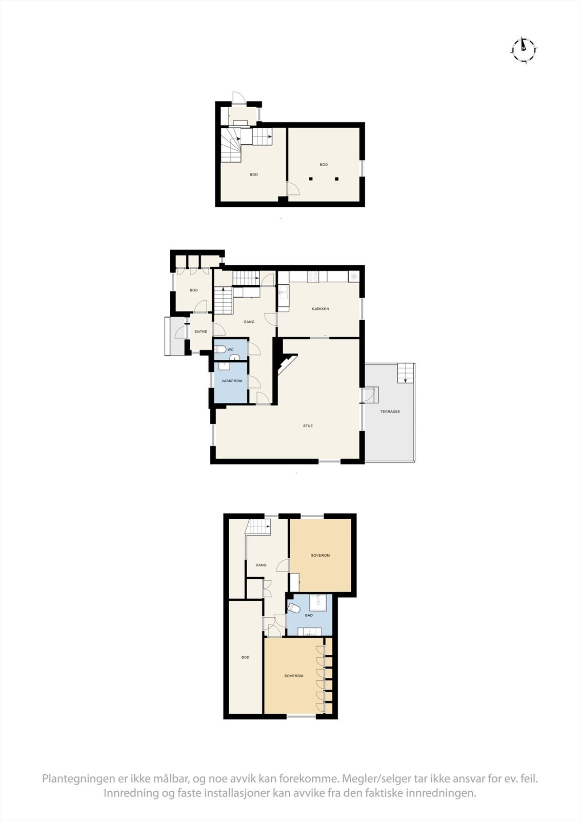 Plantegninger enebolig. Galleribilde