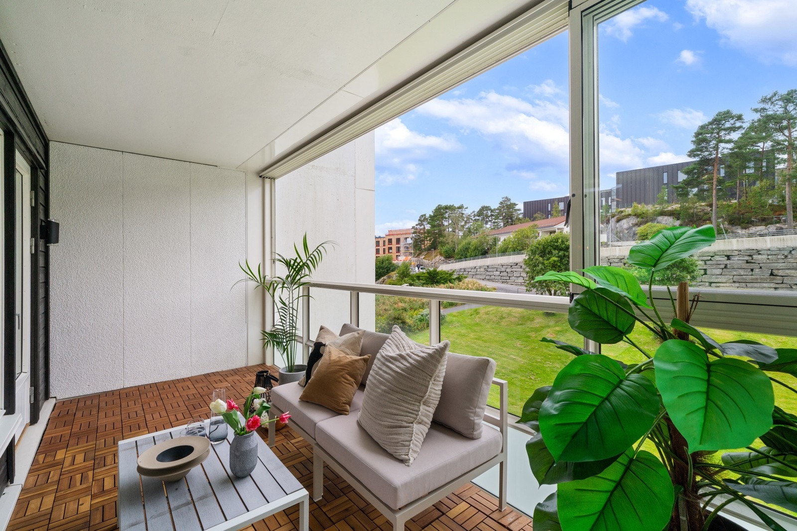 På de penere dagene kan du åpne helt opp, og nyte de fantastiske solforholdene Galleribilde