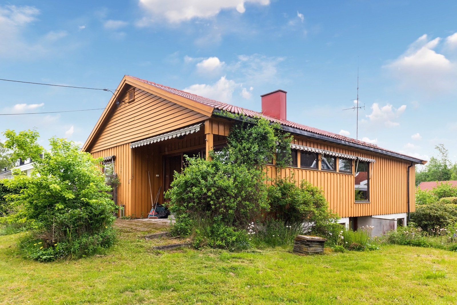 Hage og fasade Galleribilde