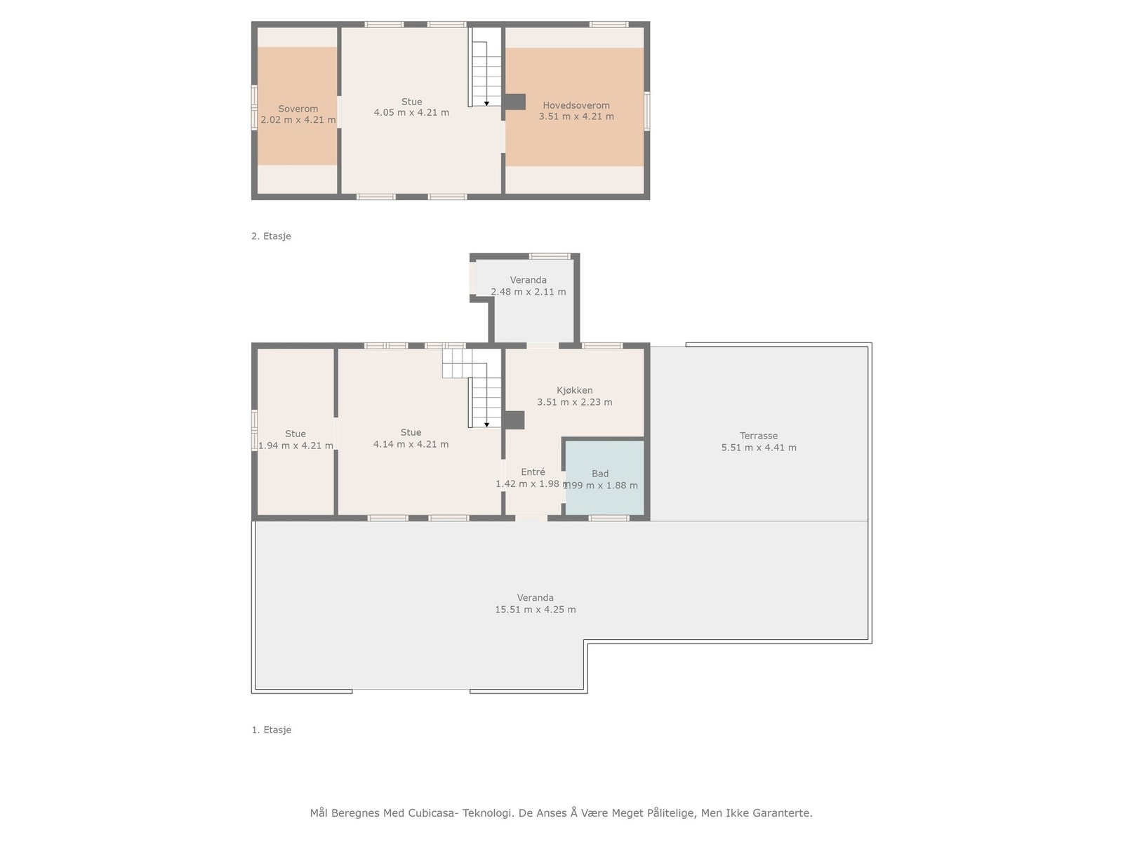 En klar oversikt viser innvendige arealer og romfordeling. Se potensialet for egne løsninger. Velkommen til visning! Galleribilde