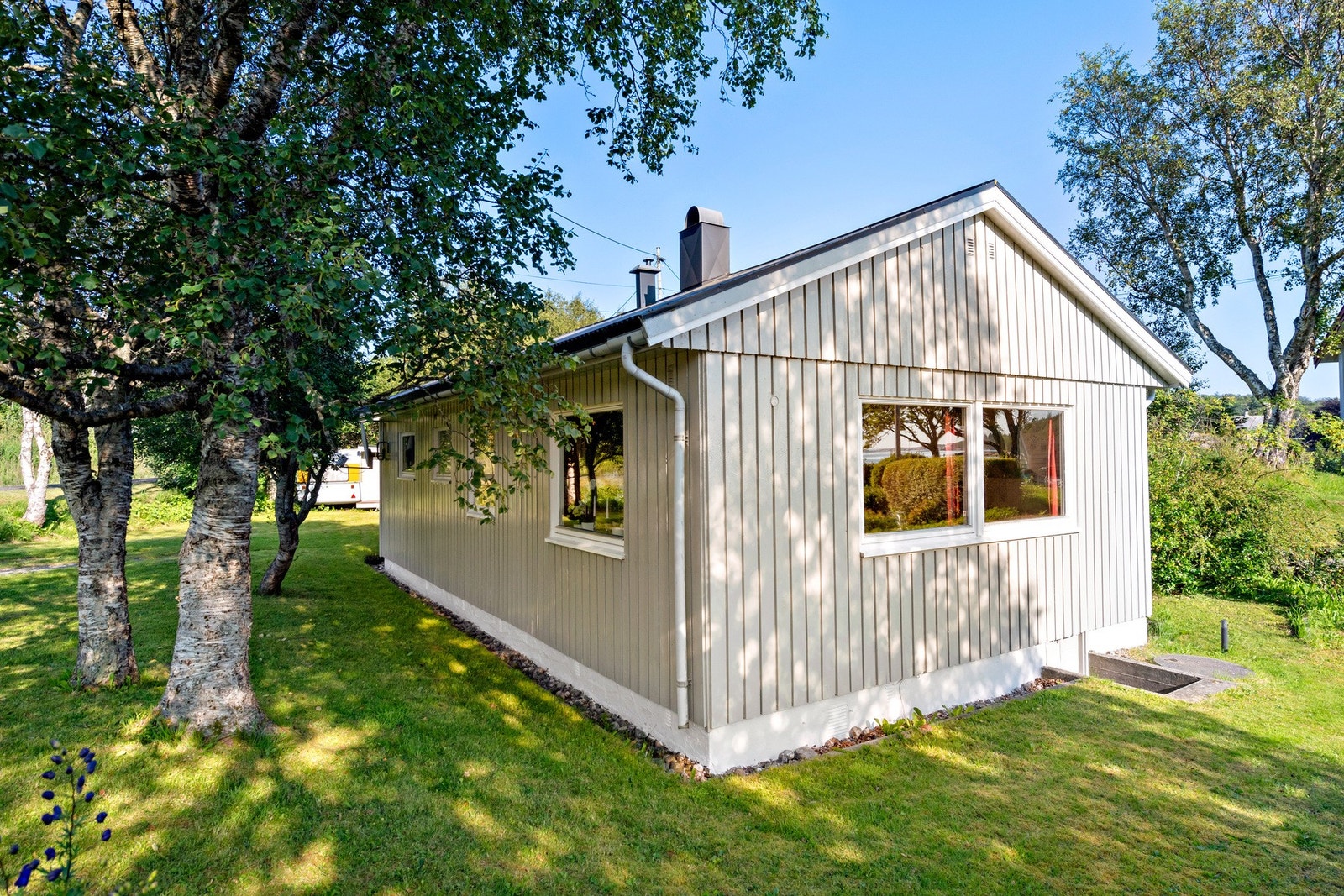 Hytta ble oppført i 1973. Galleribilde