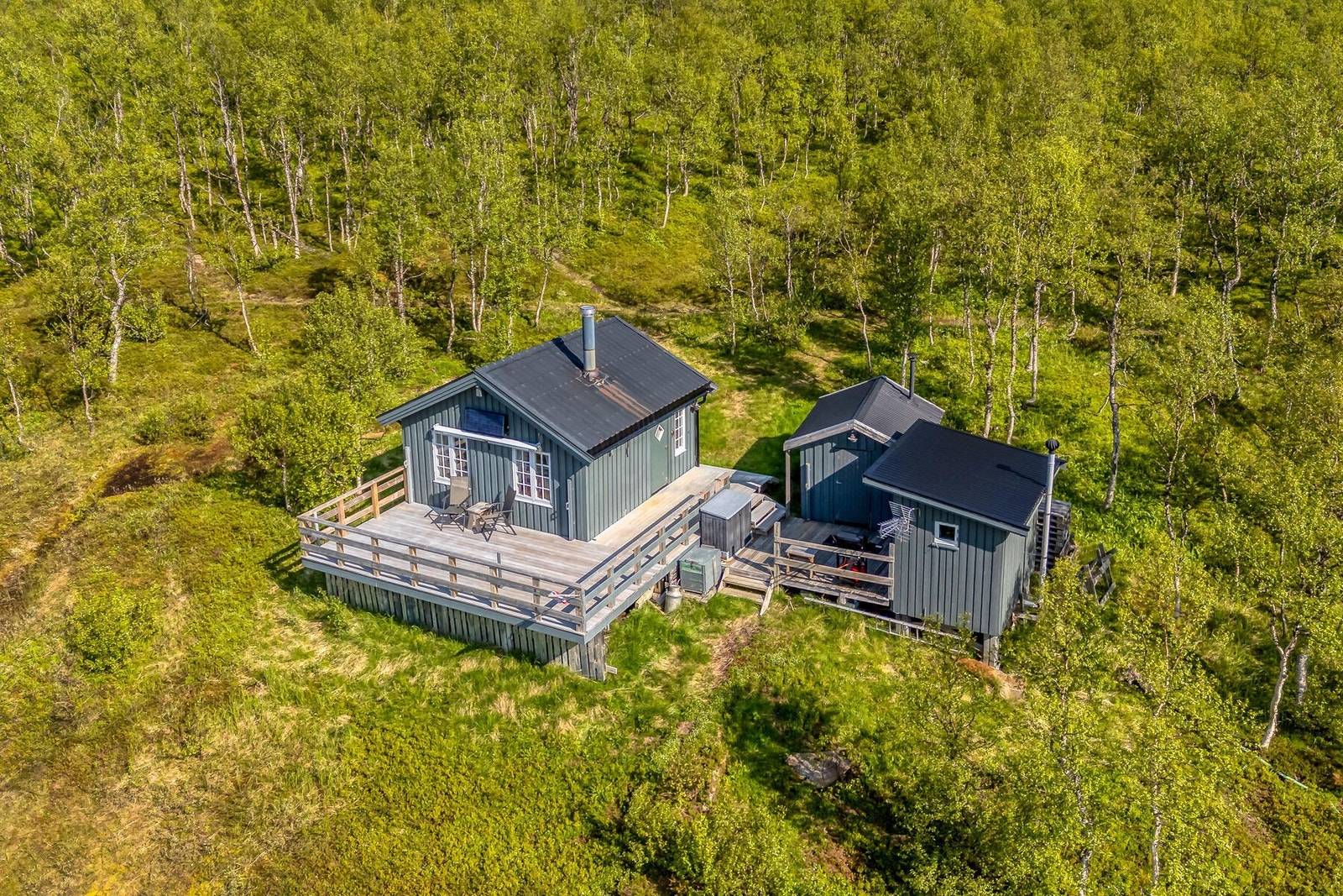 Velkommen til Holmvatnet 31! Hytte i naturskjønne omgivelser. Fotograf: Kalle Punsvik Galleribilde