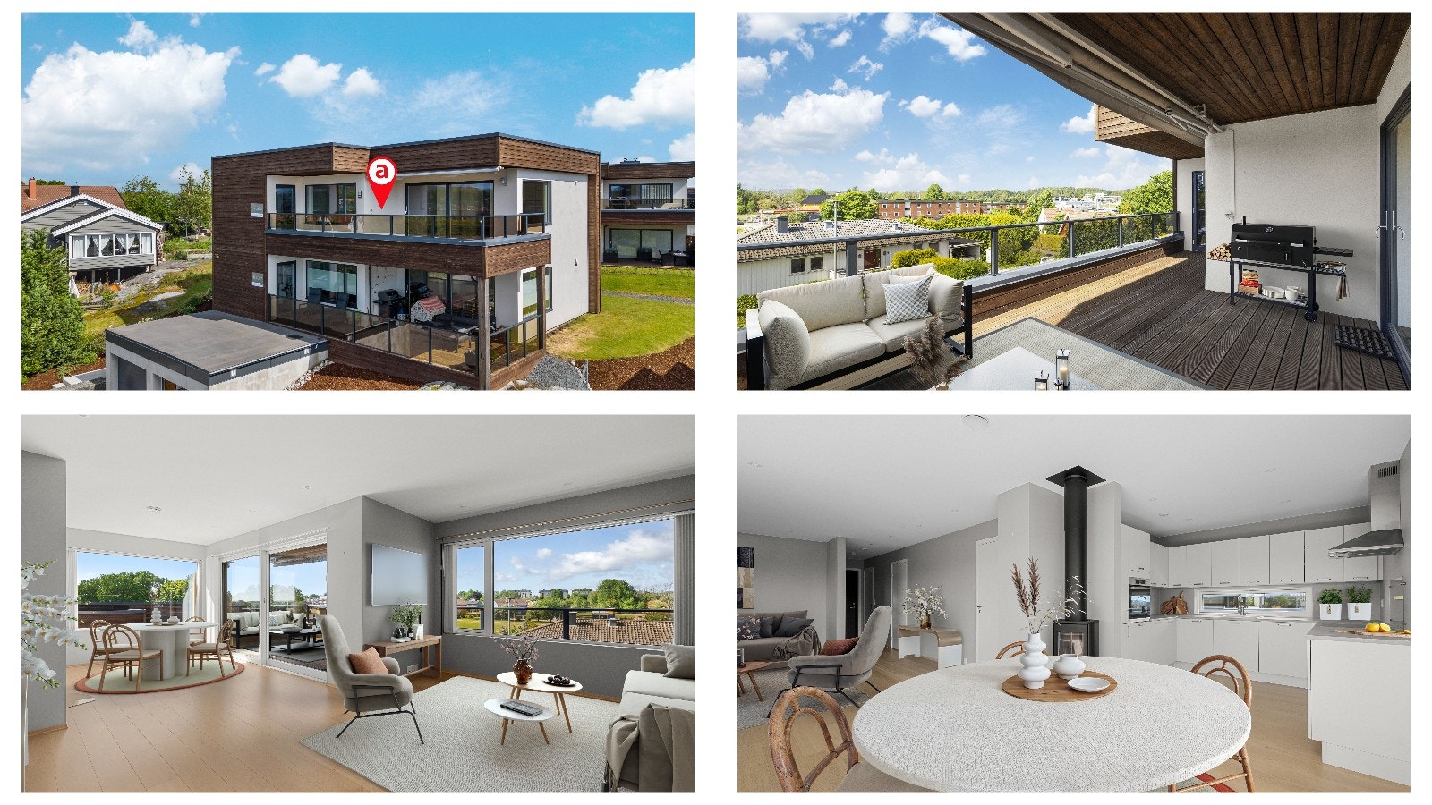 Velkommen til Vikingveien 16A - flott, moderne horisontalt del tomannsbolig (2. etasje) med god standard. Galleribilde