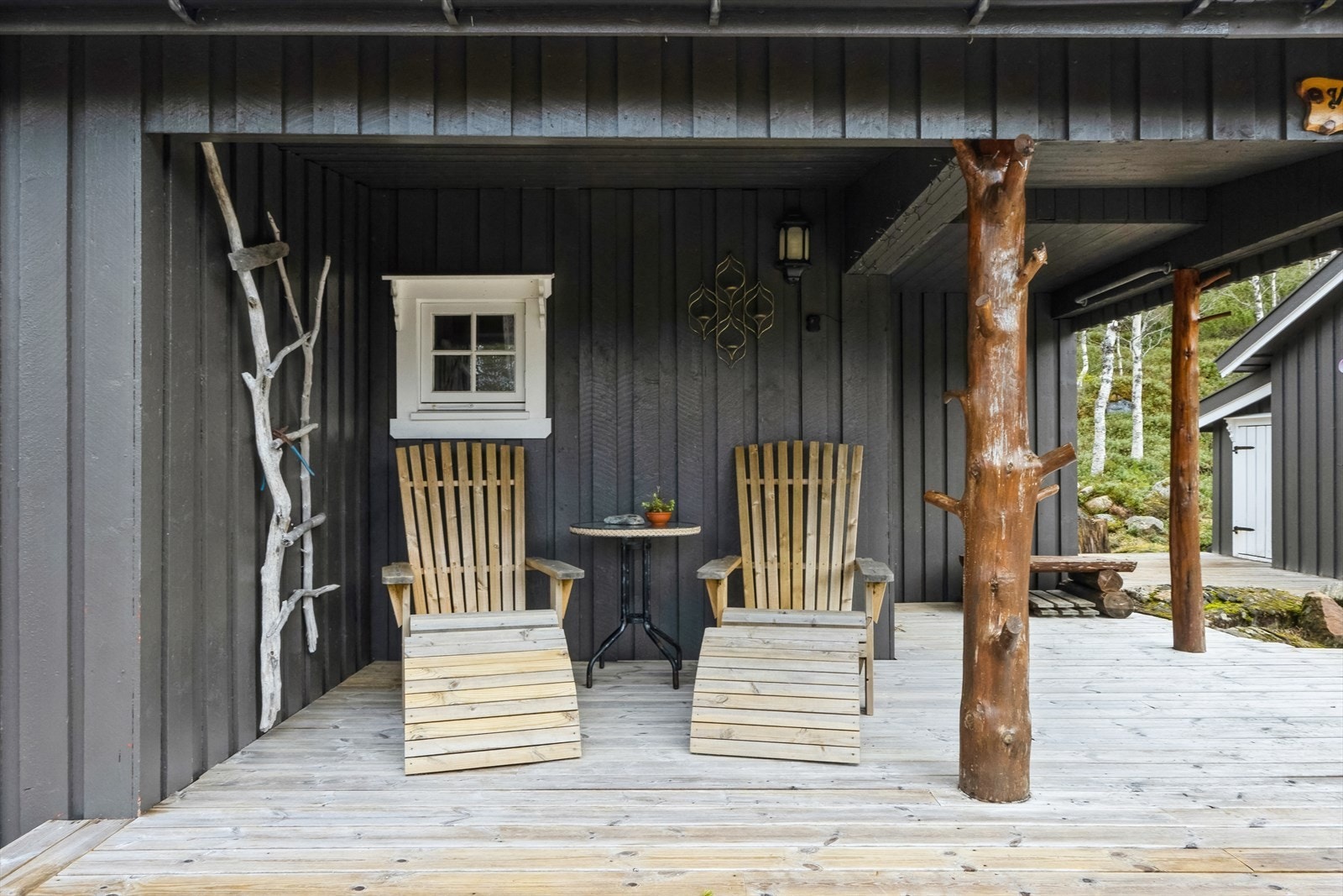 Overbygget terrasse som forlenger utesesongen. Galleribilde