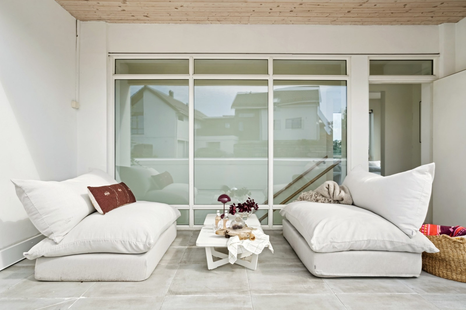 Overbygd del av takterrassen Galleribilde