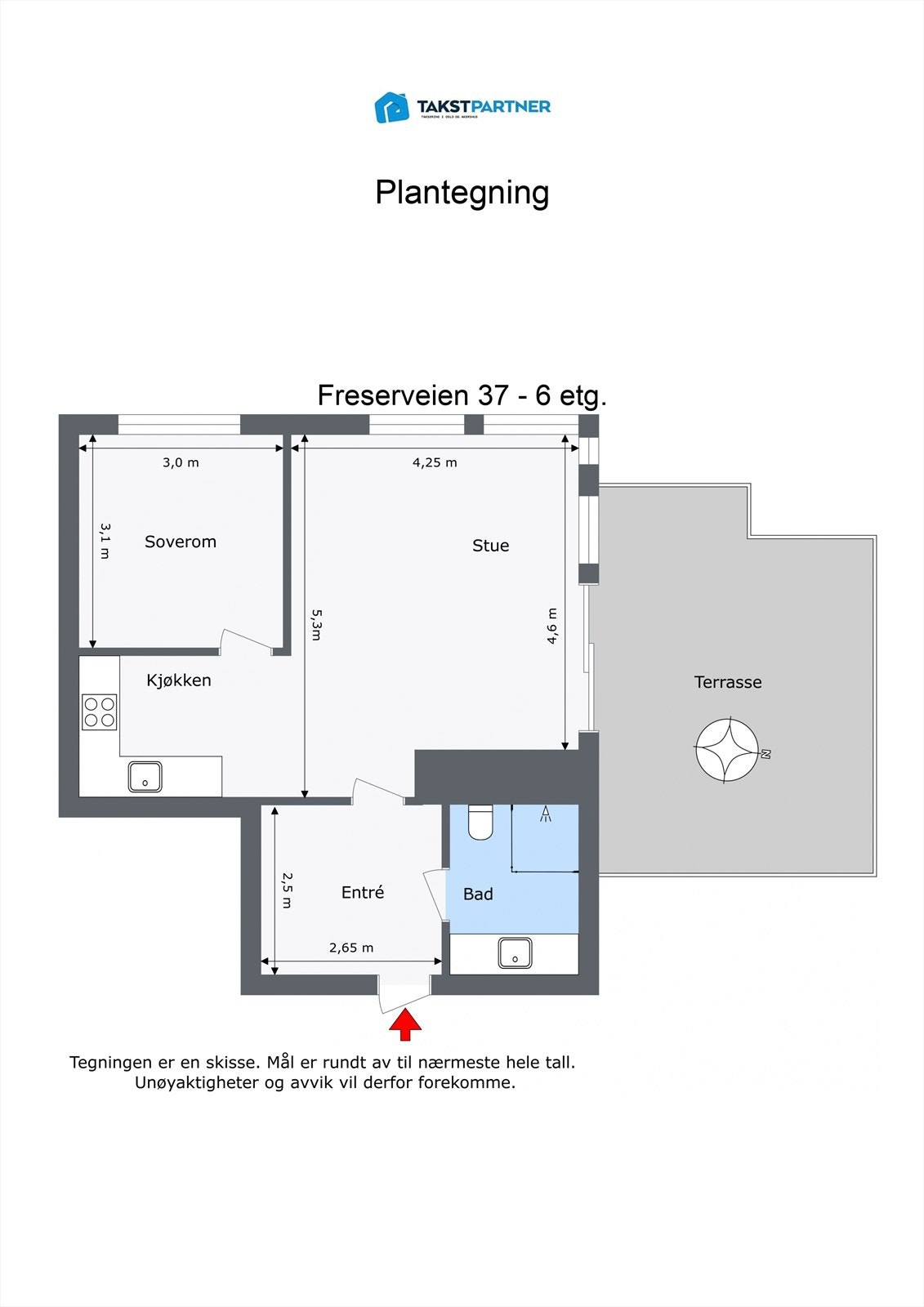 Plantegning Galleribilde