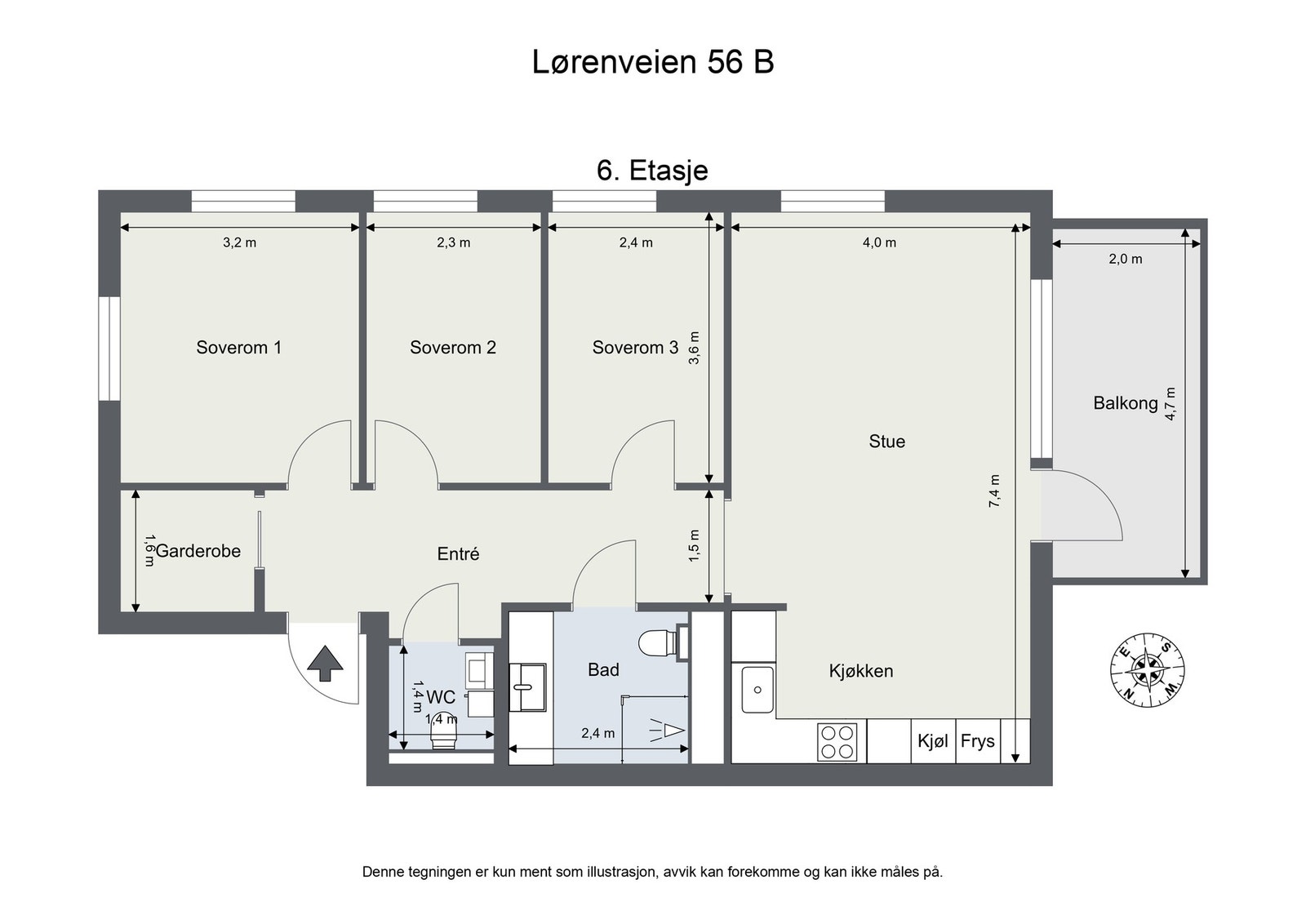 Planskisse. Galleribilde