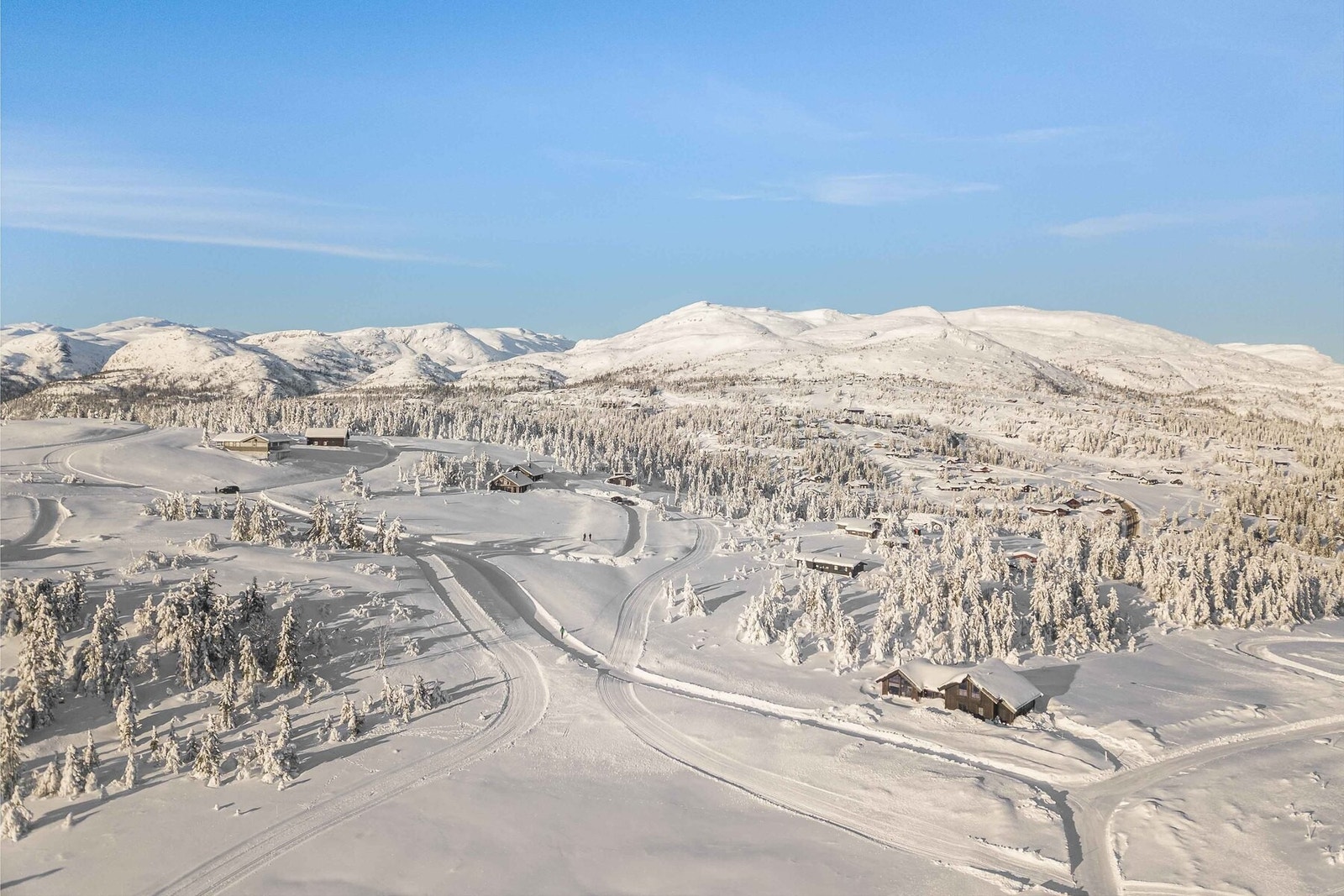 Flott og snørikt område Galleribilde