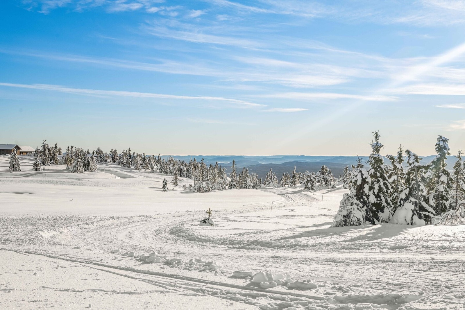 Foto fra skiløypene i området Galleribilde