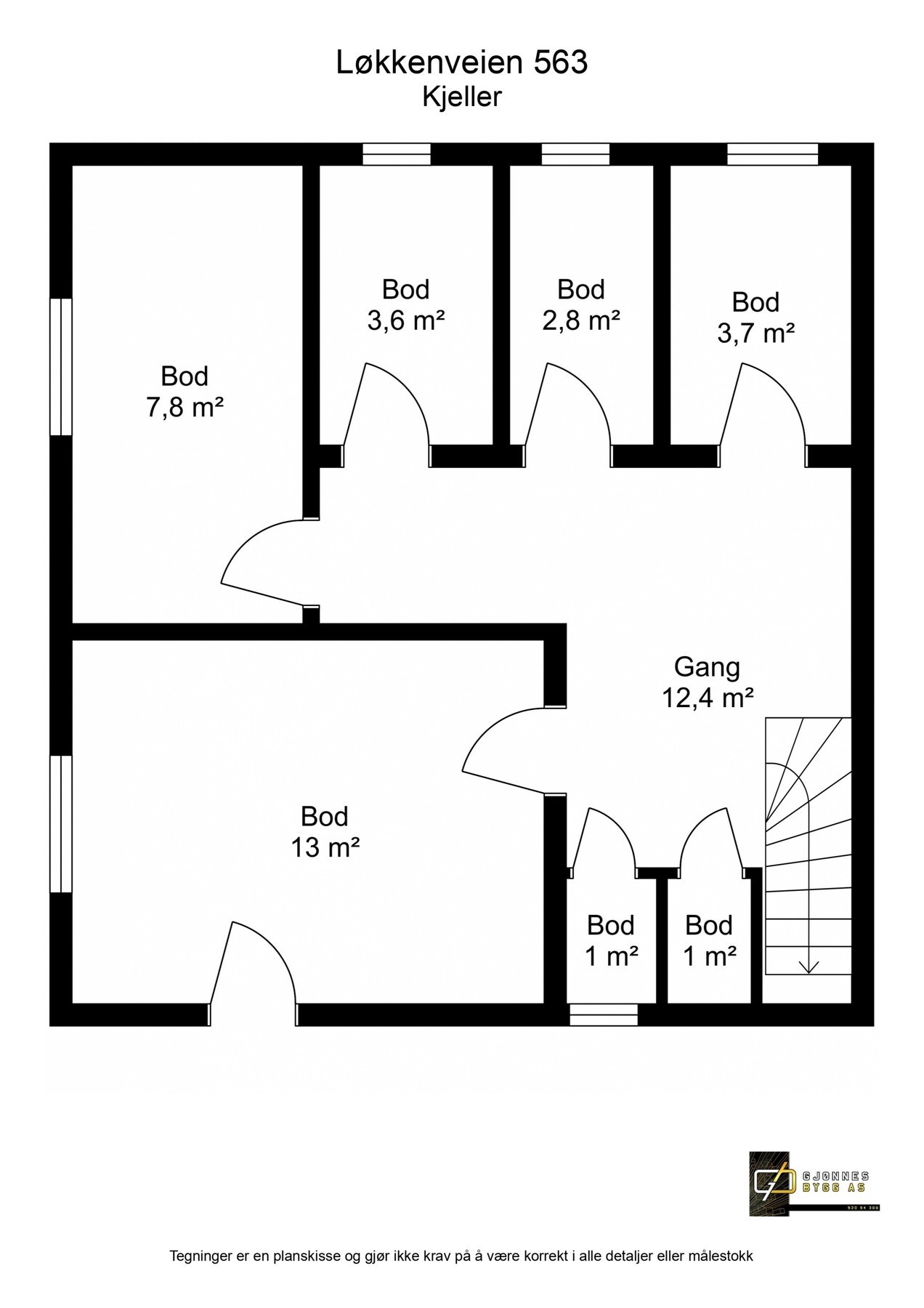Plantegning - Kjeller. Galleribilde
