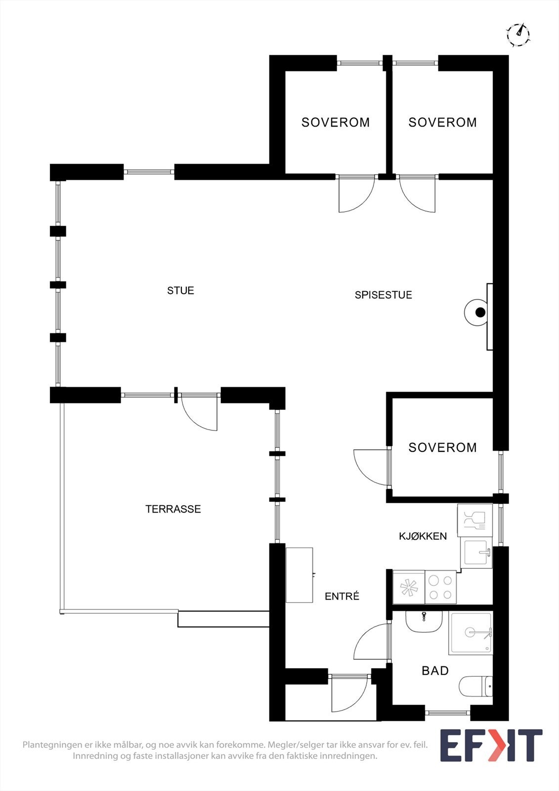 Plantegning Galleribilde
