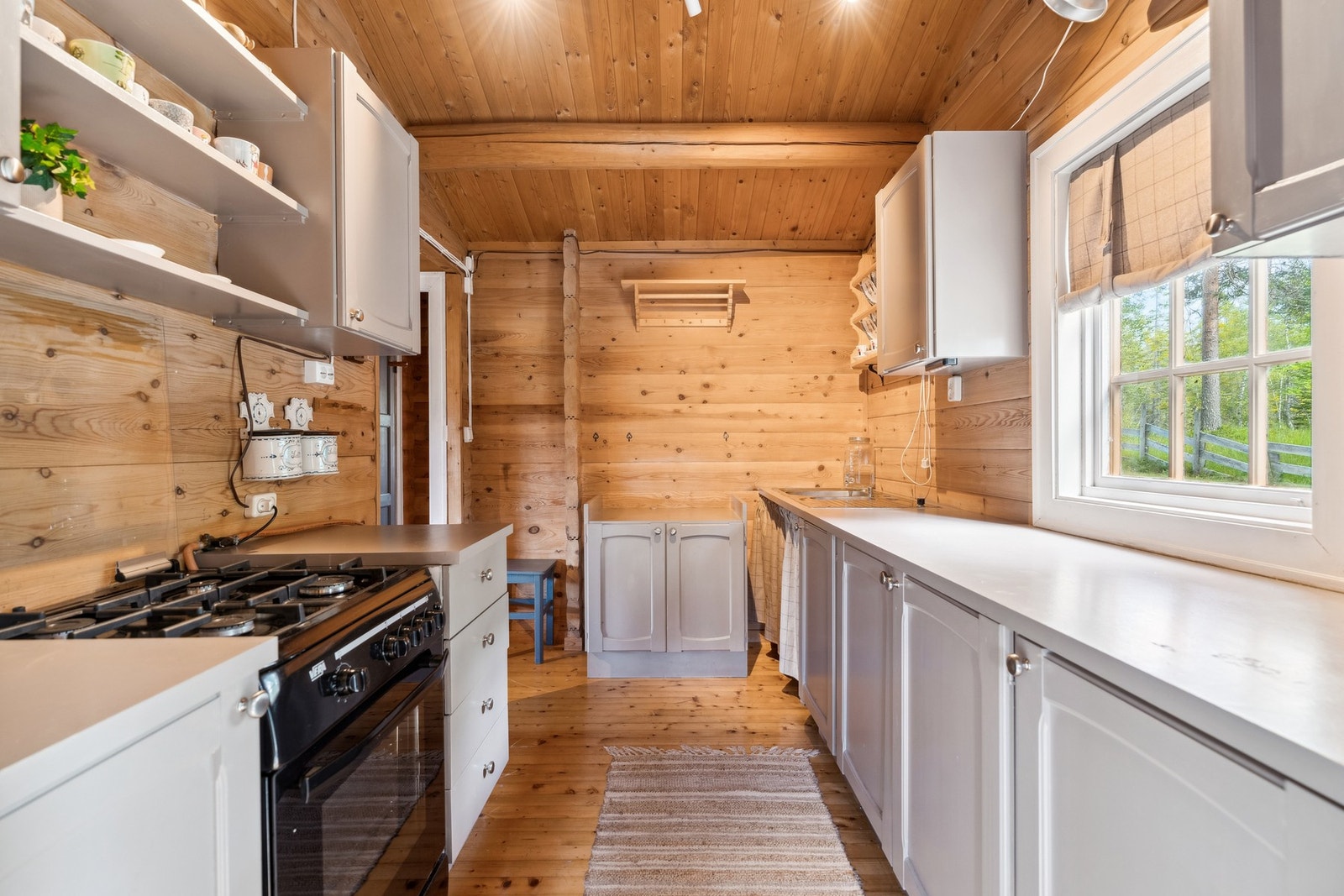 Gassdrevet komfyr Galleribilde