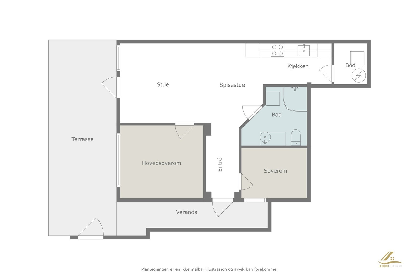 Plantegning. Galleribilde