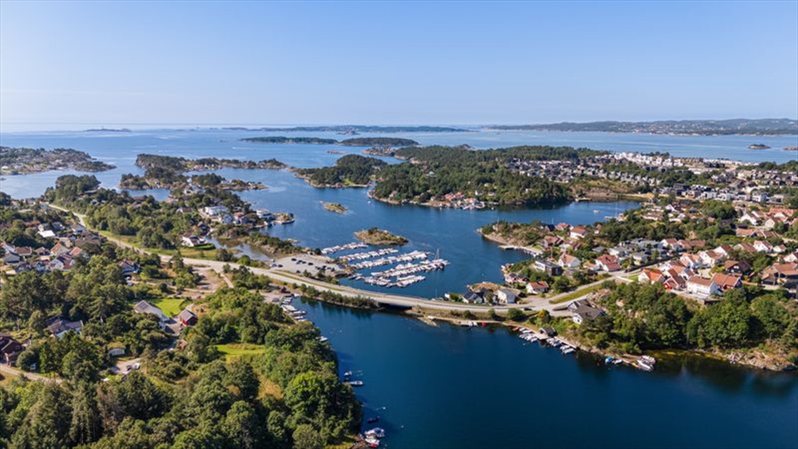 Kort vei ut til Kristiansands skjærgård. Galleribilde