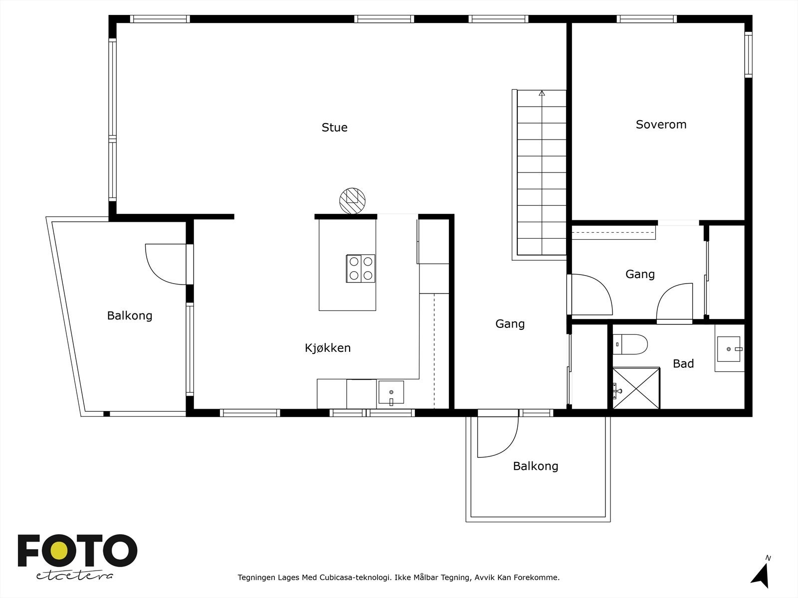Plantegning 2. etasje Galleribilde