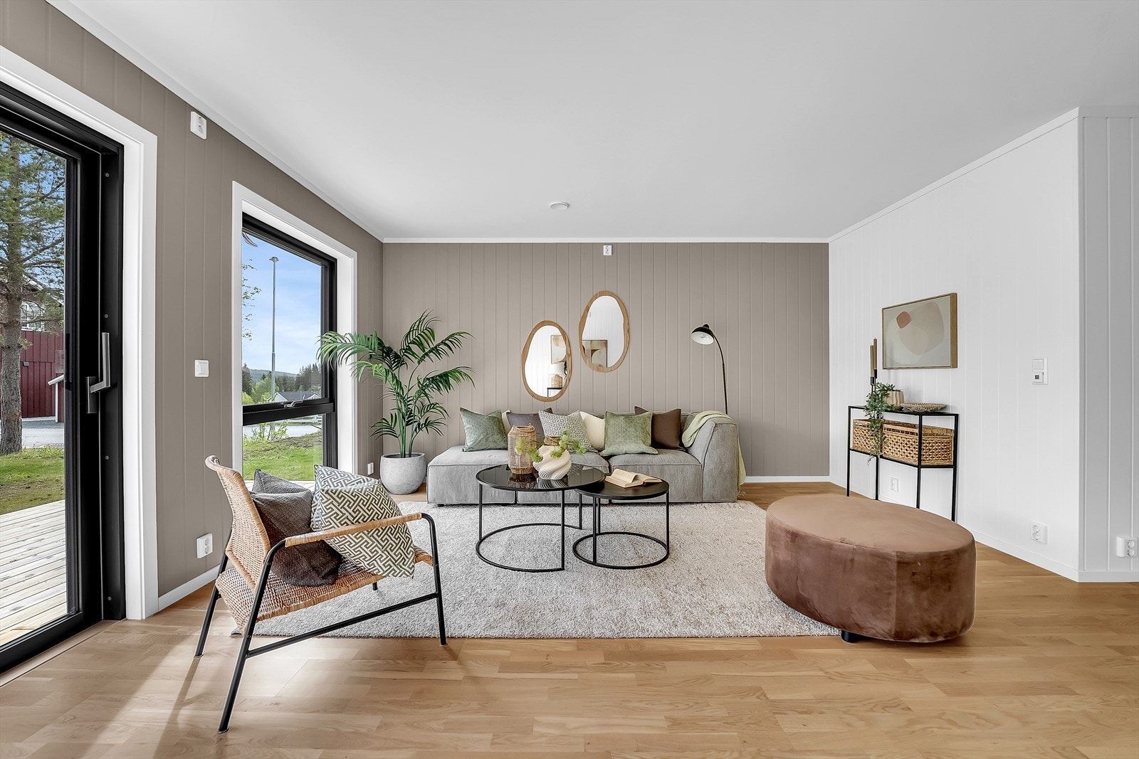 Boligen har balansert ventilasjon sørger for godt inneklima. Galleribilde