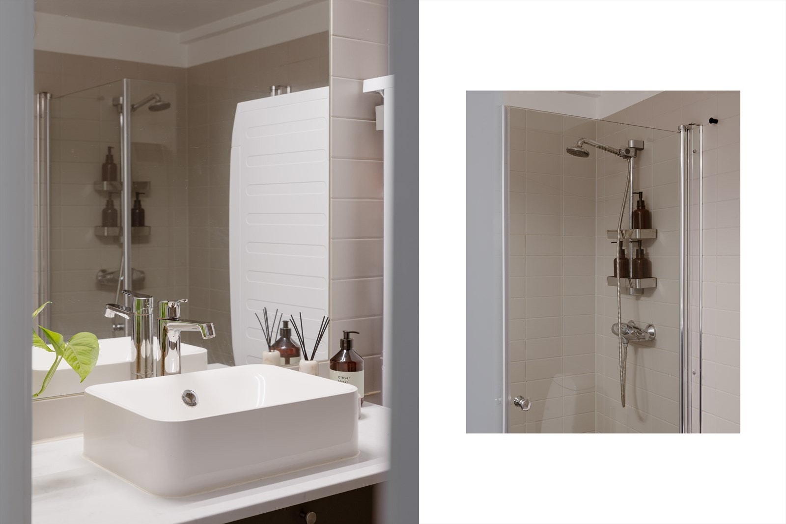 Her er det plass til både vaskemaskin og tørketrommel. Galleribilde