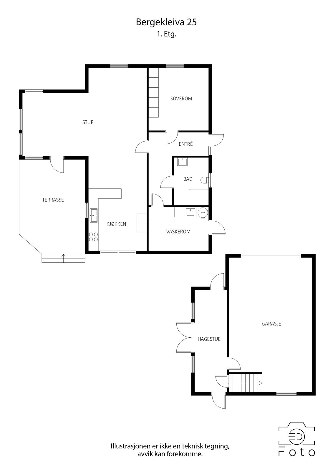 Plantegning Galleribilde