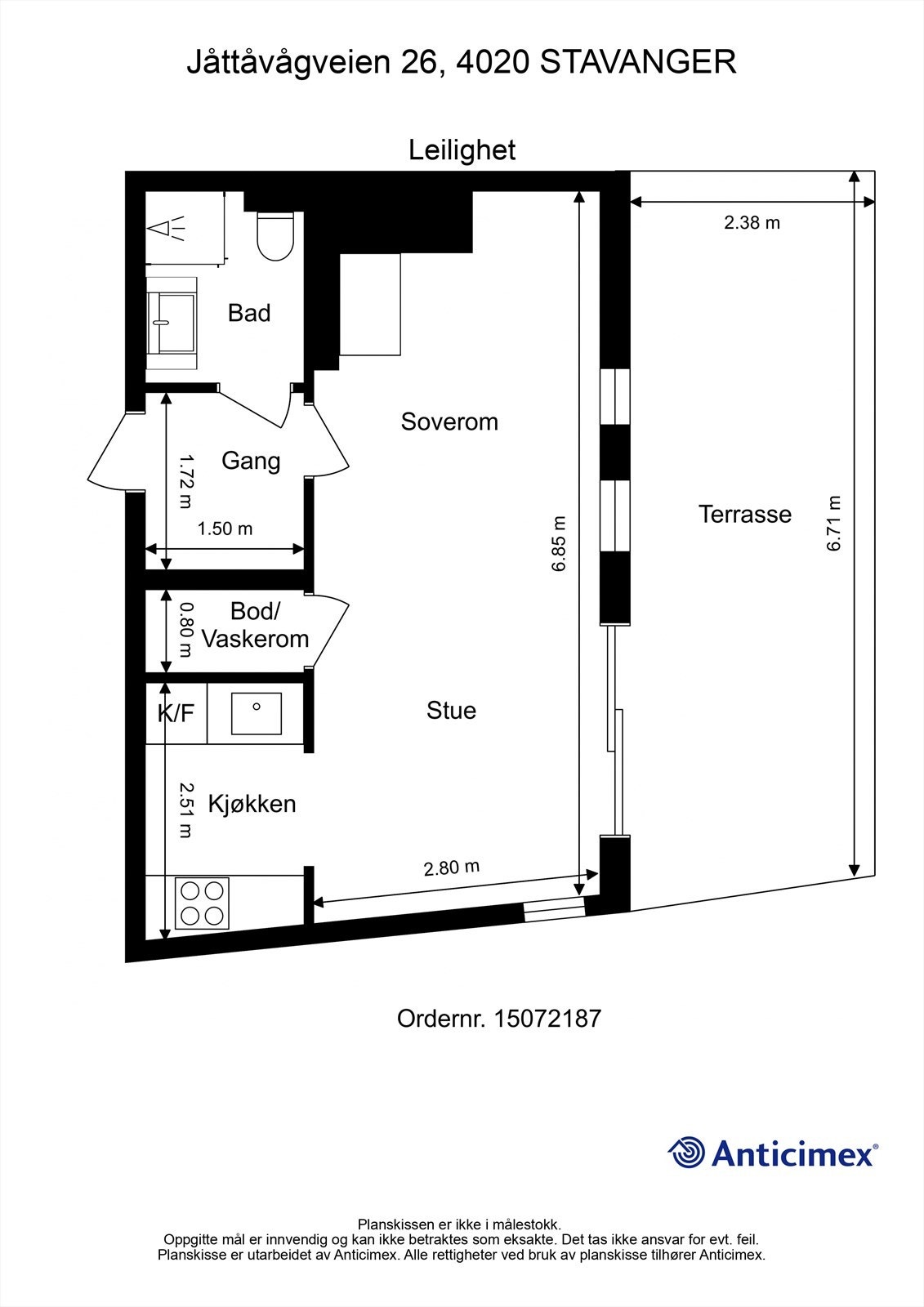 Plantegning 1. etasje. Galleribilde