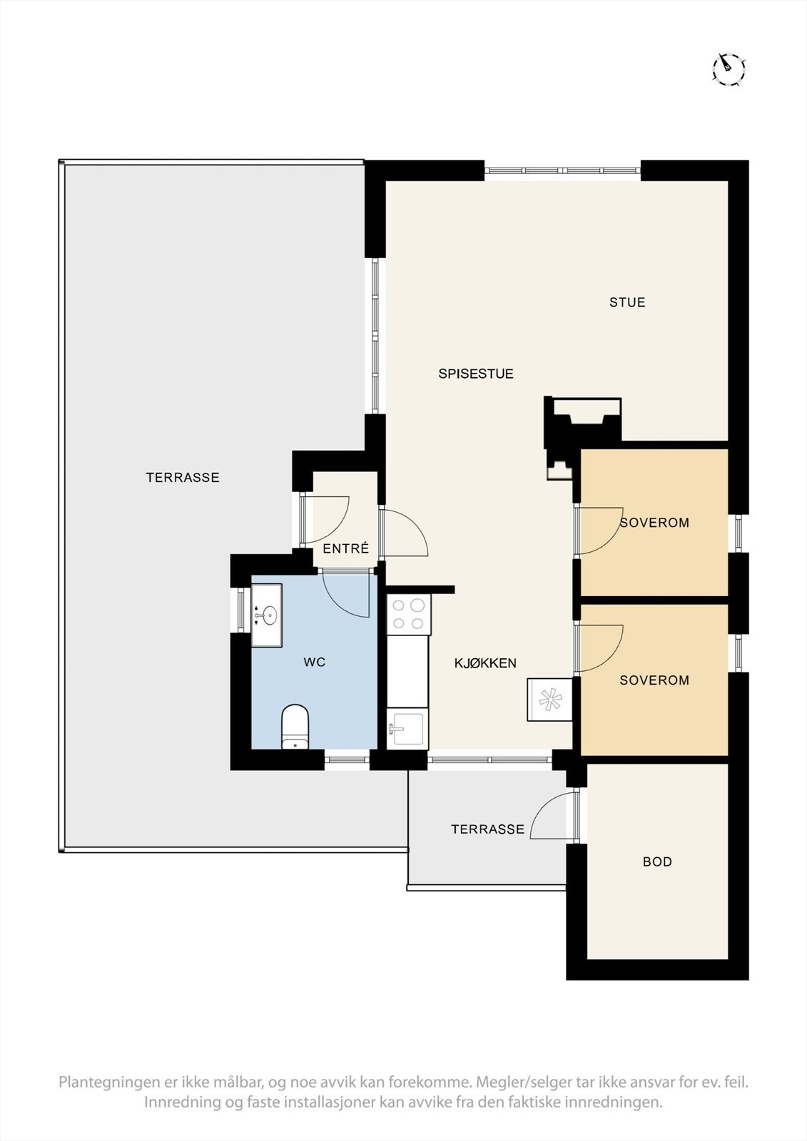 Planskisse Galleribilde