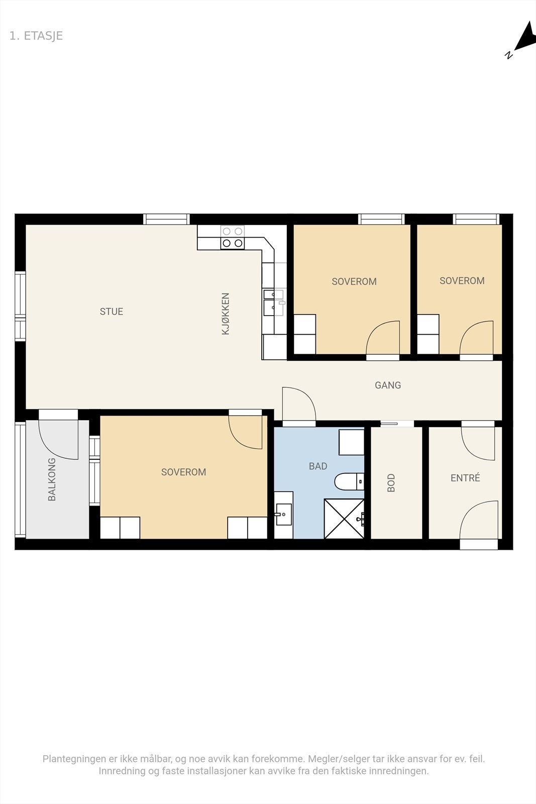 Plantegning Galleribilde