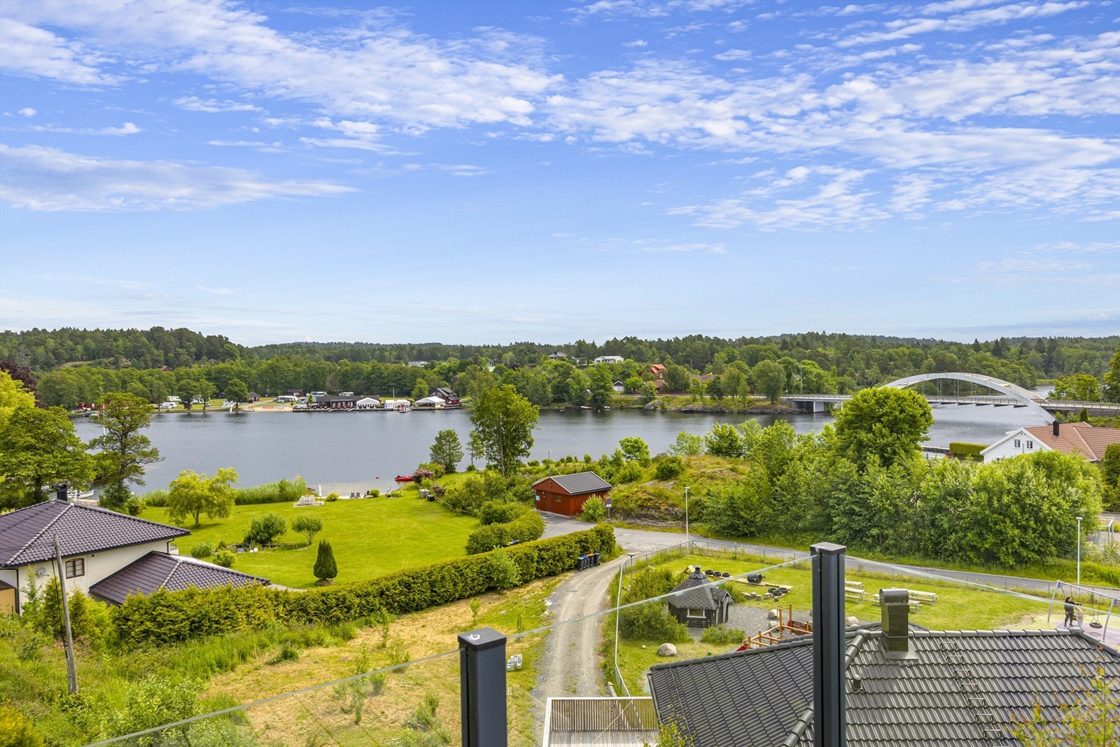 Utsikt fra veranda Galleribilde