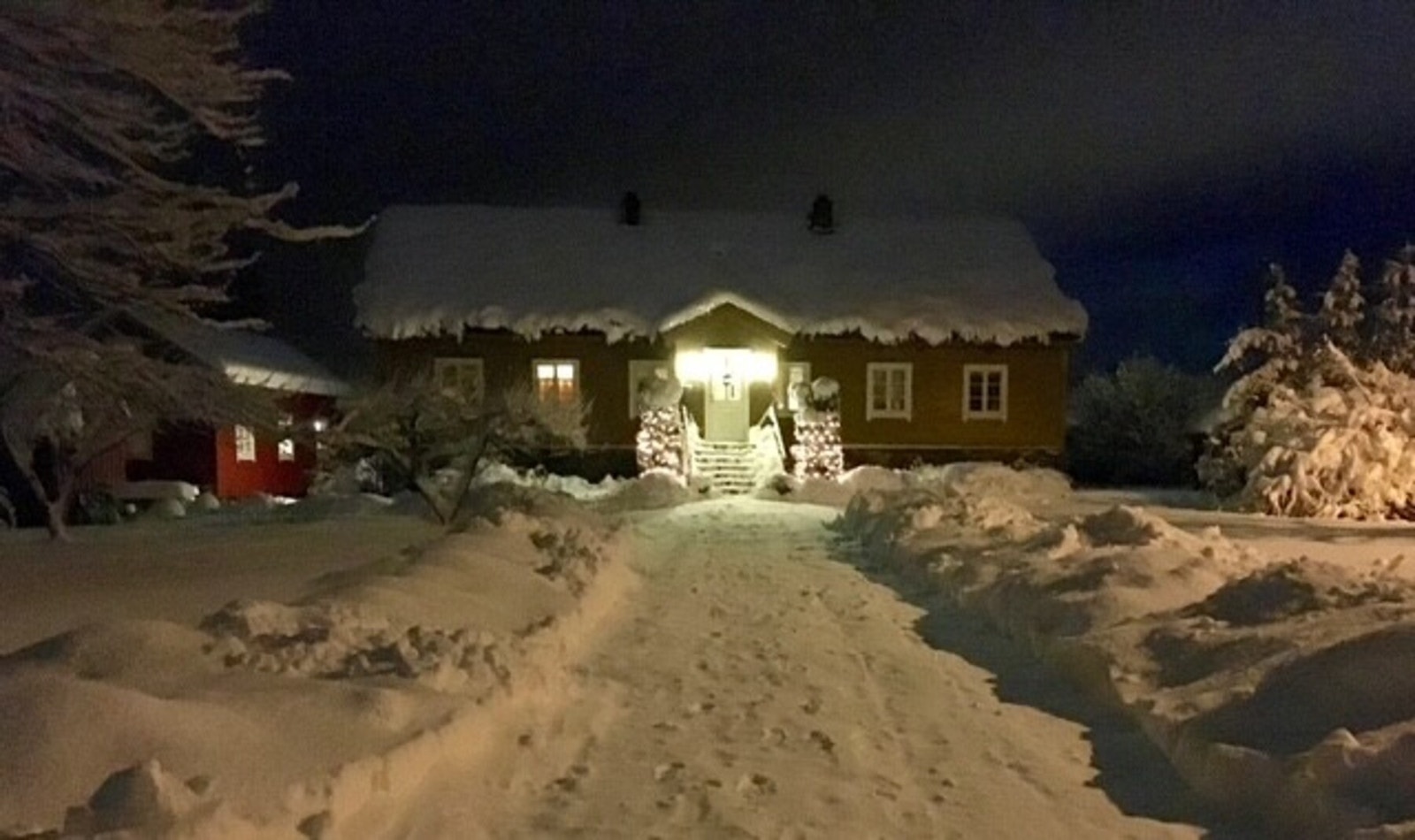Vinteren er også en idyllisk tid på Eirikgarden. Selgers private bilde. Galleribilde