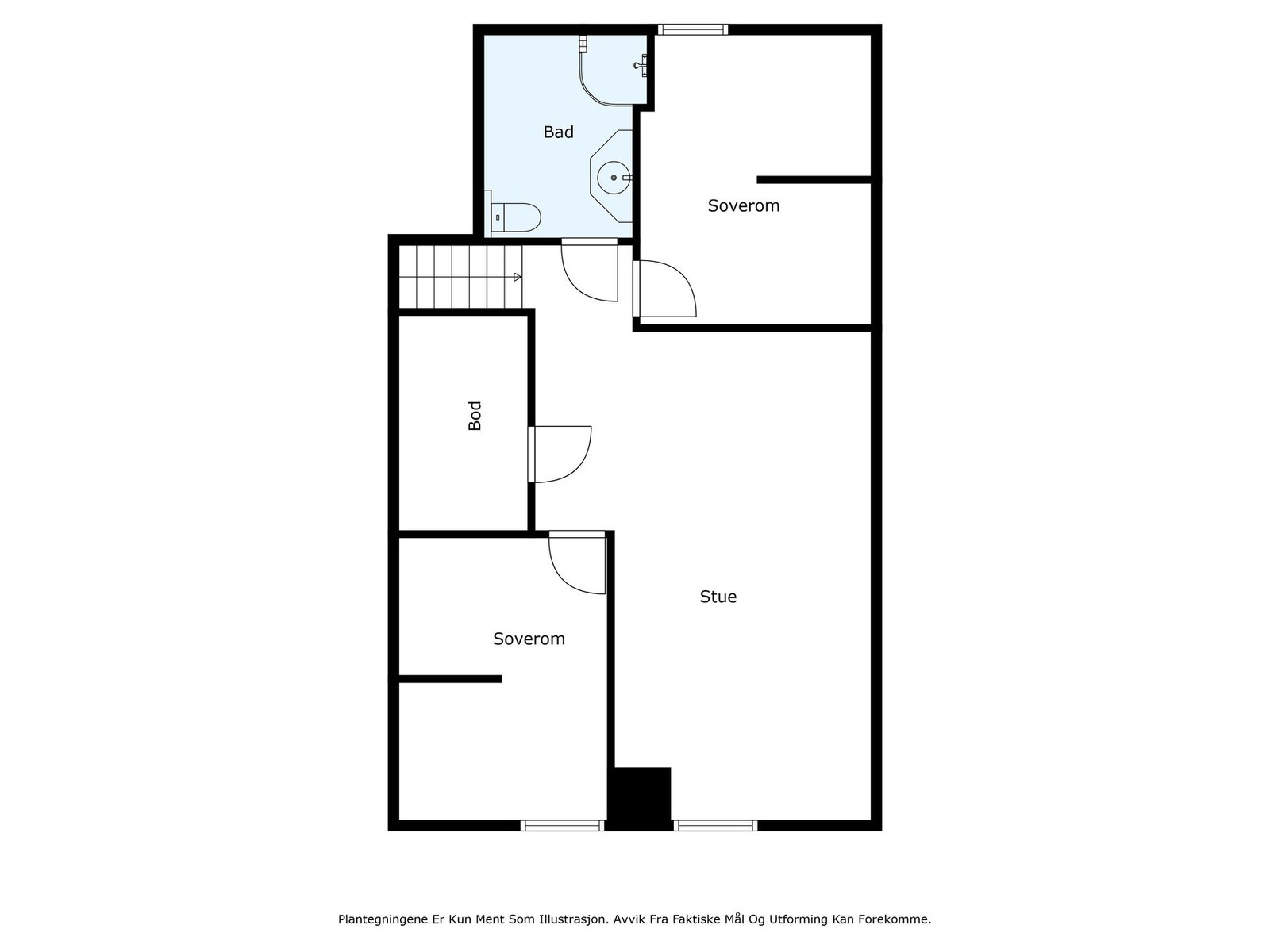 Plantegning 2 etasje Galleribilde