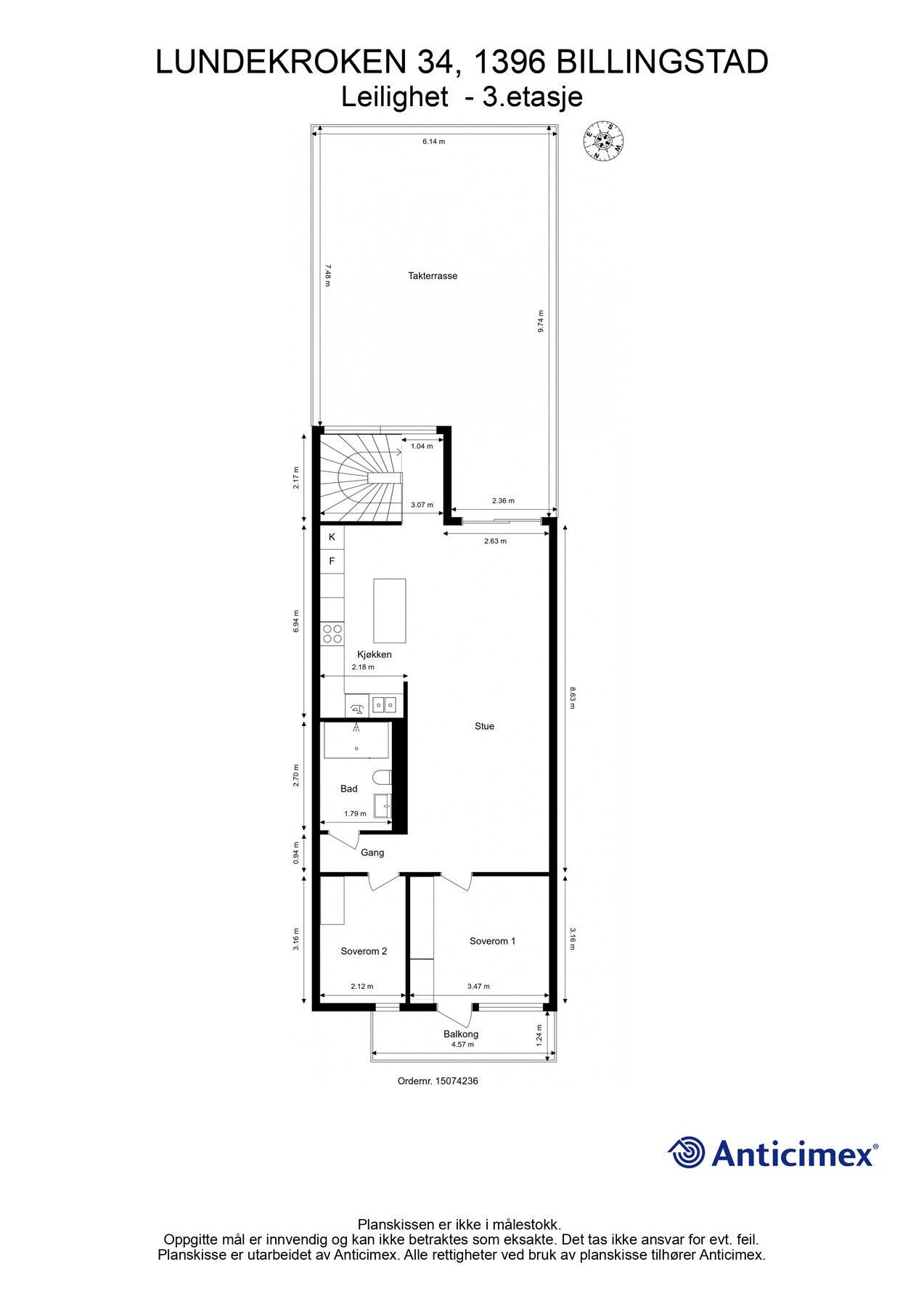 Plantegning - 2. etasje Galleribilde