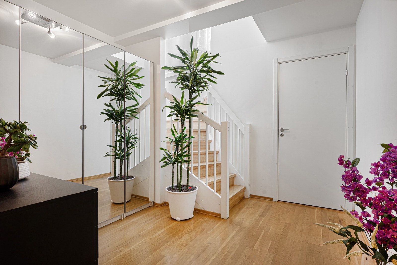 Entreen er av god størrelse med garderobe og en bod for ekstra oppbevaring. Galleribilde