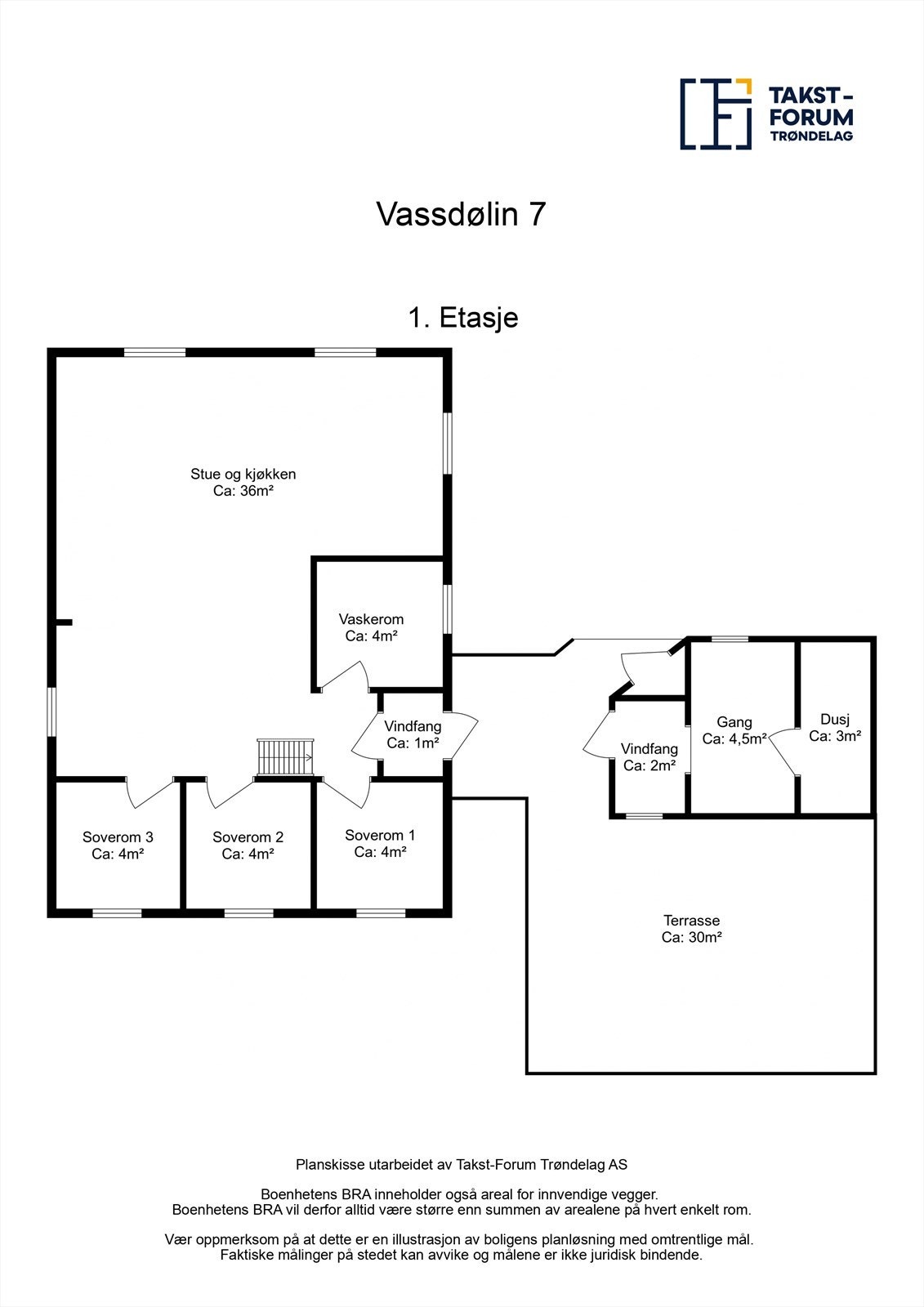 Planskisse Galleribilde