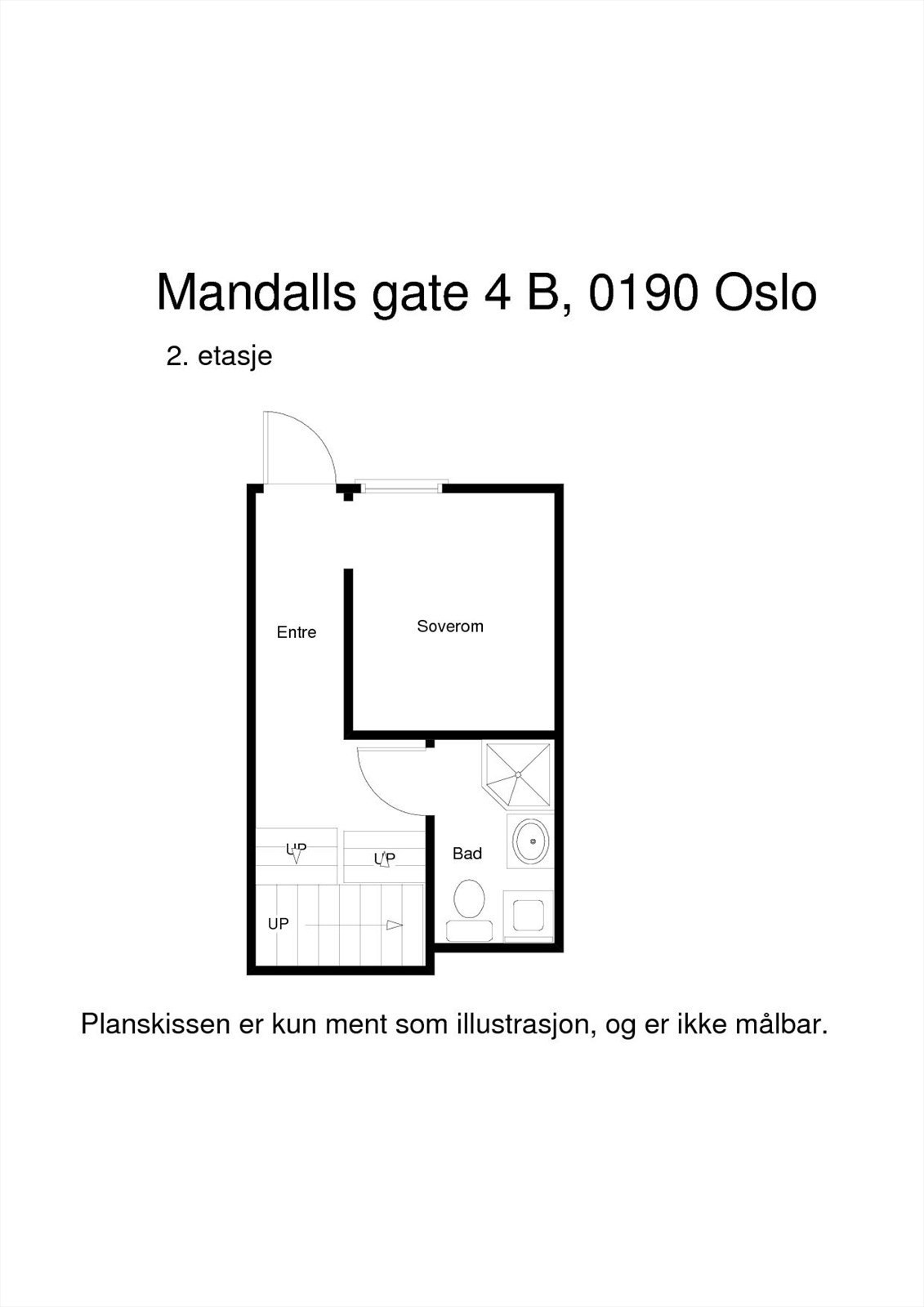 Mandalls gate 4 B, 2. etasje Galleribilde